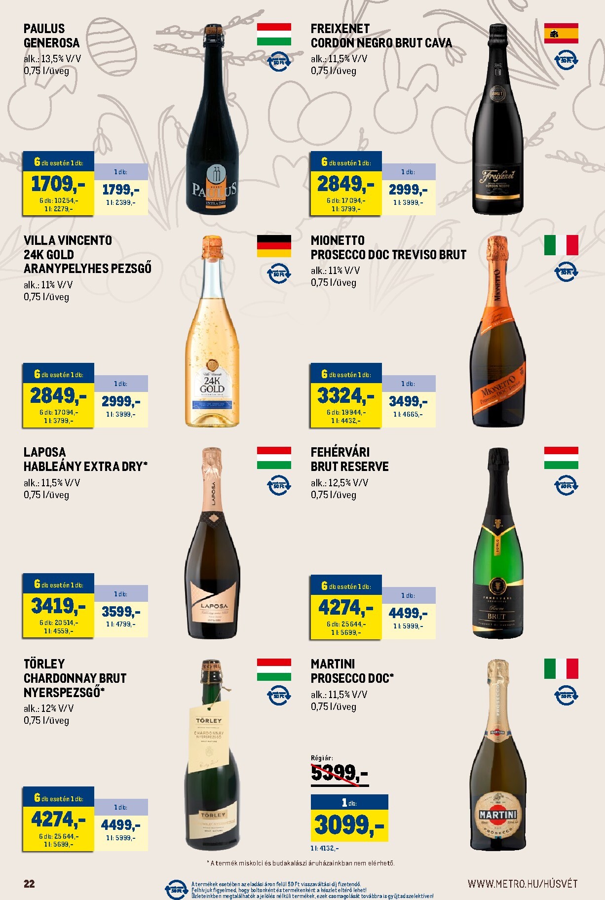 metro - Metro - Húsvét Nagyban akciós újság, érvényes 2026.03.01. - 2026.04.04. - page: 22