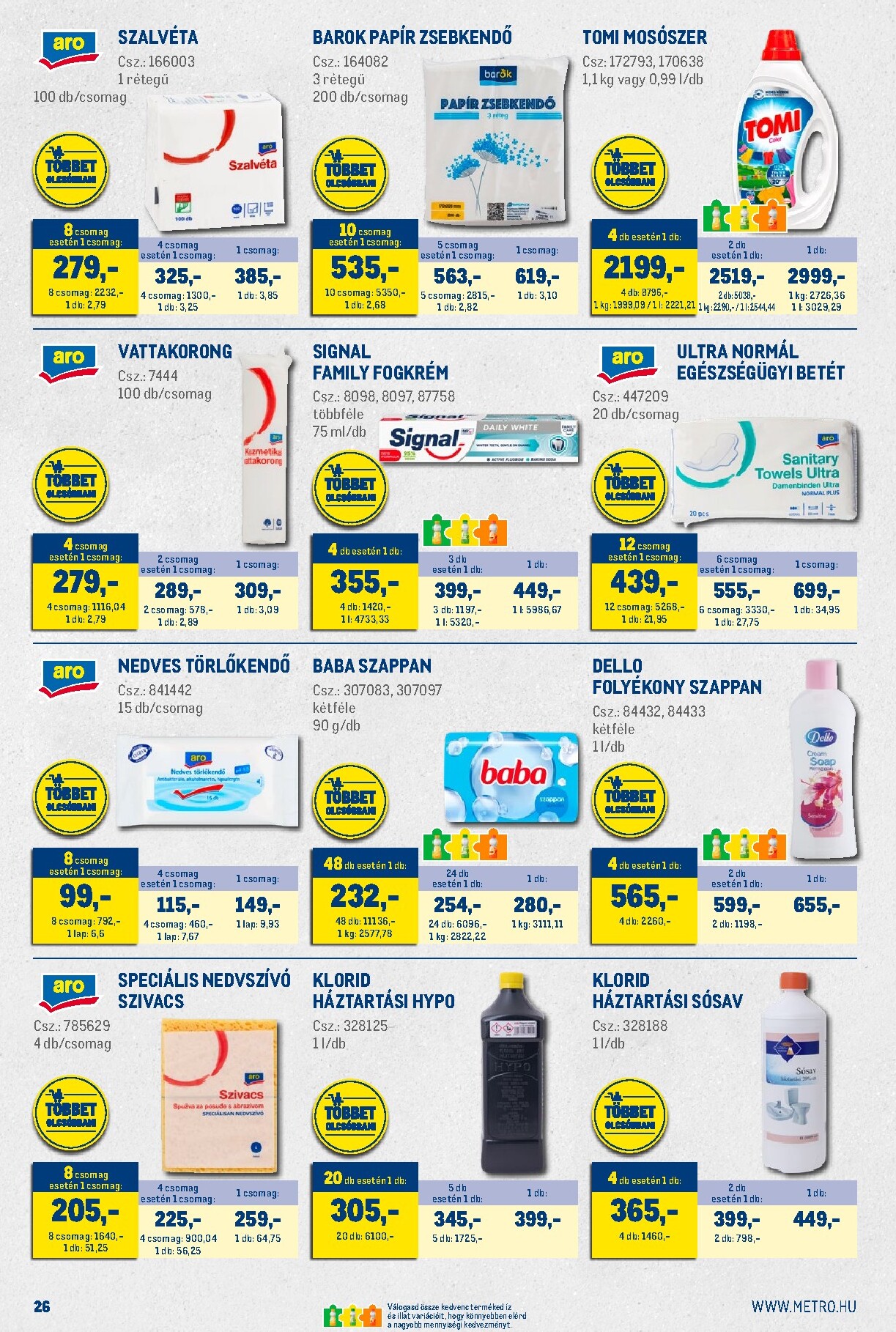 metro - Metro - Nagy Ajánlatok Kiskereskedőknek akciós újság, érvényes 2026.03.01. - 2026.03.31. - page: 26
