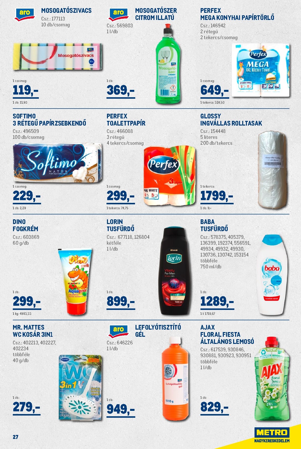 metro - Metro - Nagy Ajánlatok Kiskereskedőknek akciós újság, érvényes 2026.03.01. - 2026.03.31. - page: 27