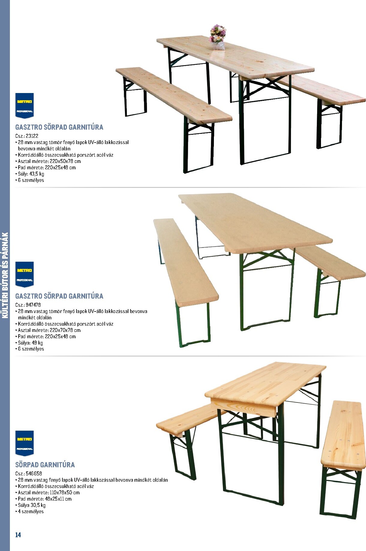 metro - Metro - Szezonális bútorok és kiegészítők akciós újság, érvényes 2026.02.16. - 2026.12.31. - page: 14
