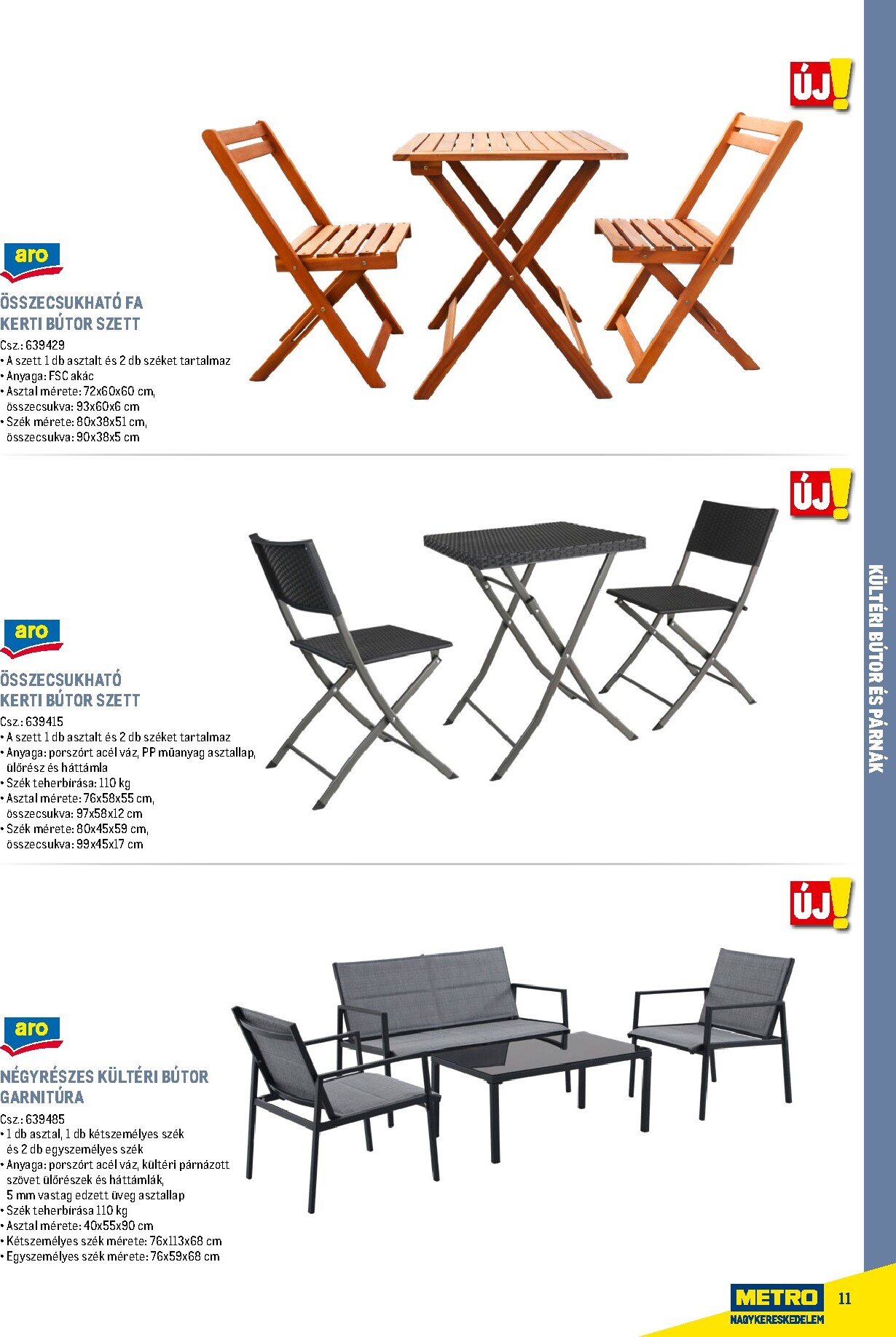 metro - Metro - Szezonális bútorok és kiegészítők akciós újság, érvényes 2026.02.16. - 2026.12.31. - page: 11