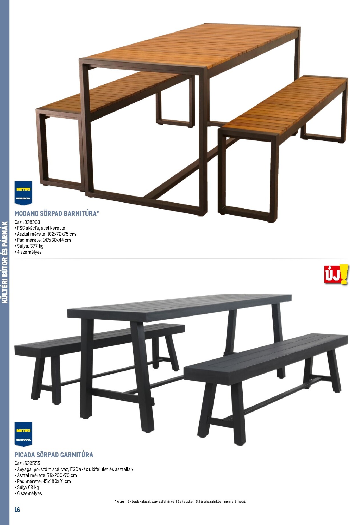 metro - Metro - Szezonális bútorok és kiegészítők akciós újság, érvényes 2026.02.16. - 2026.12.31. - page: 16