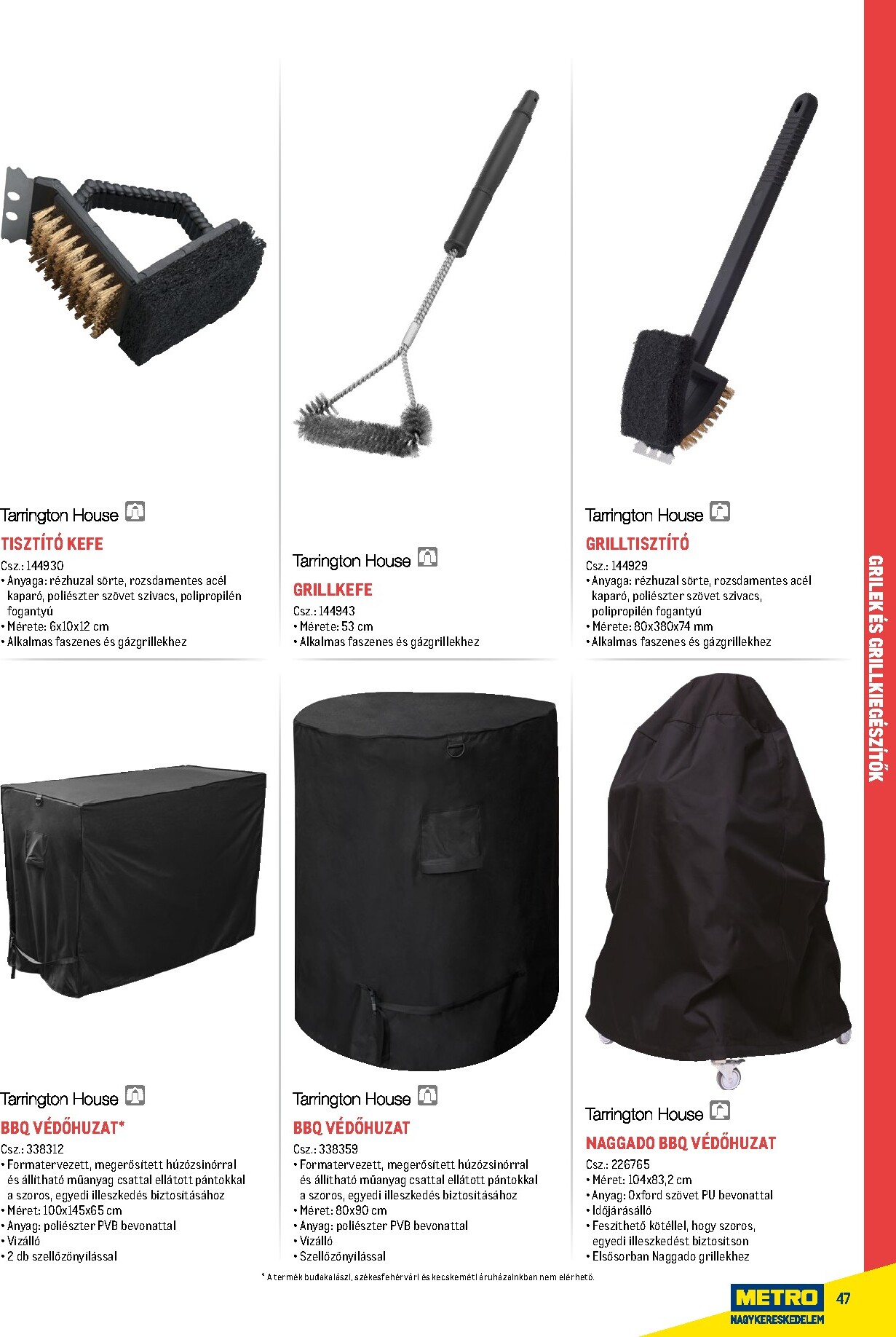 metro - Metro - Szezonális bútorok és kiegészítők akciós újság, érvényes 2026.02.16. - 2026.12.31. - page: 47