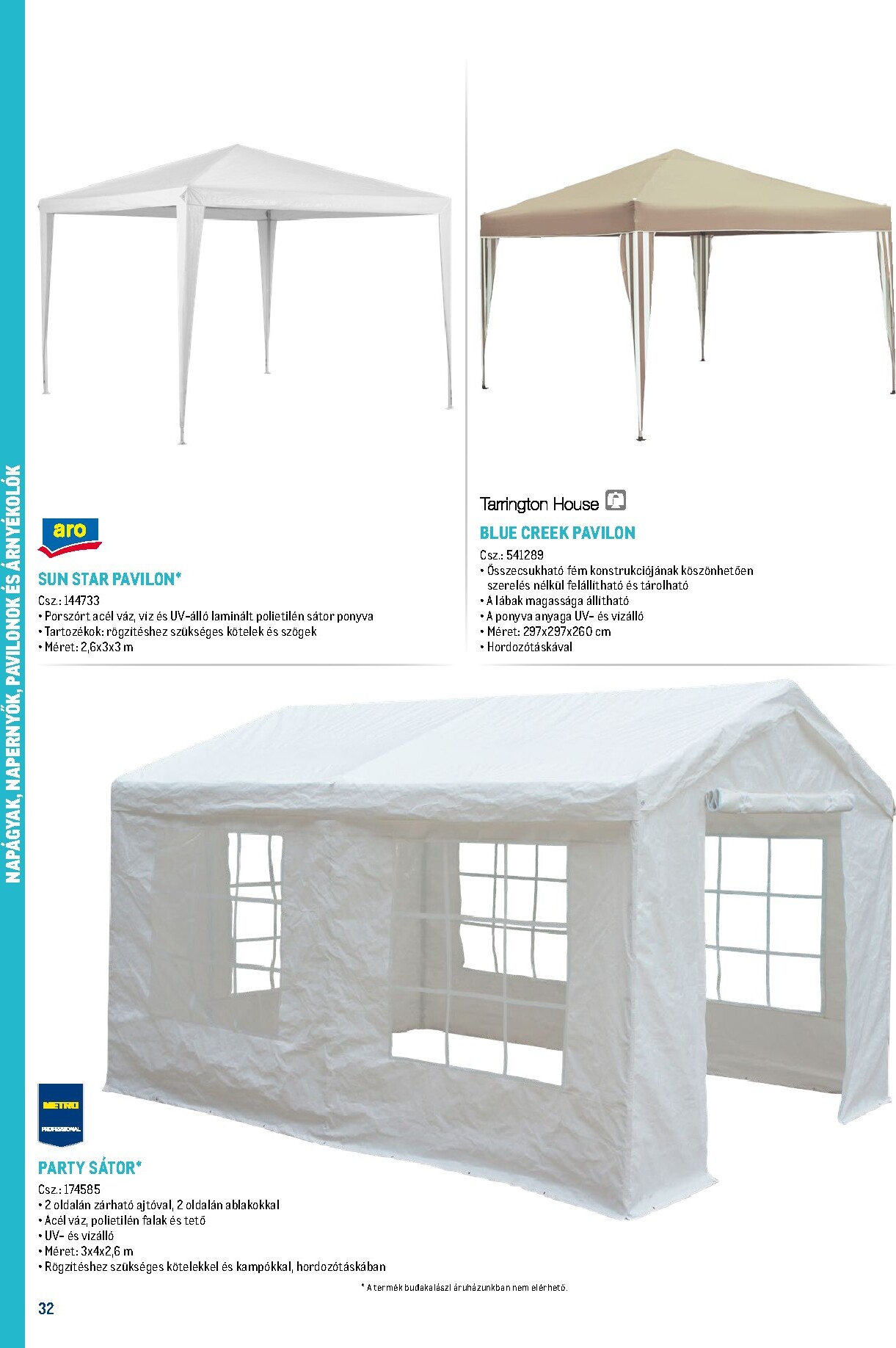 metro - Metro - Szezonális bútorok és kiegészítők akciós újság, érvényes 2026.02.16. - 2026.12.31. - page: 32