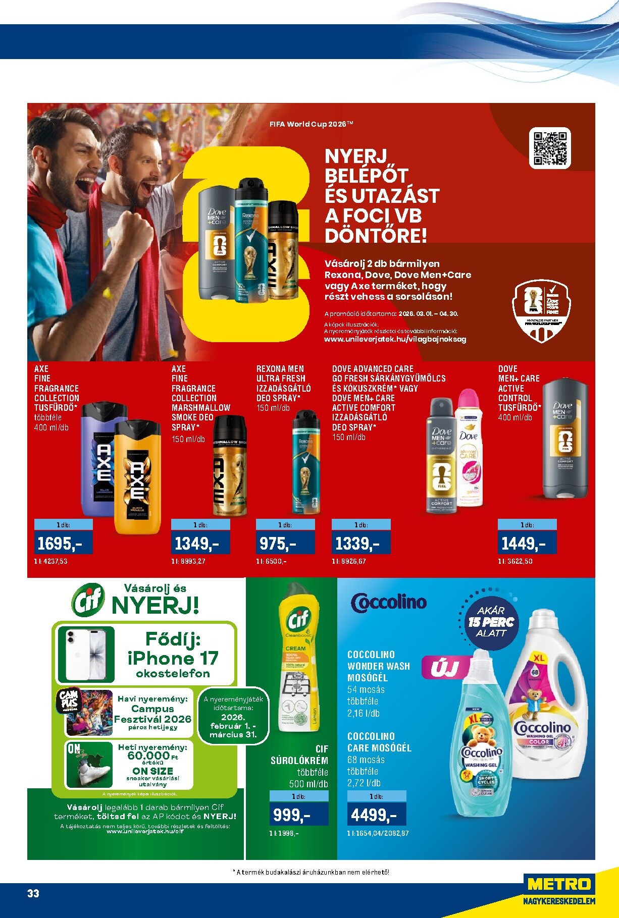 metro - Metro akciós újság, érvényes 2026.03.16. - 2026.04.04. - page: 33