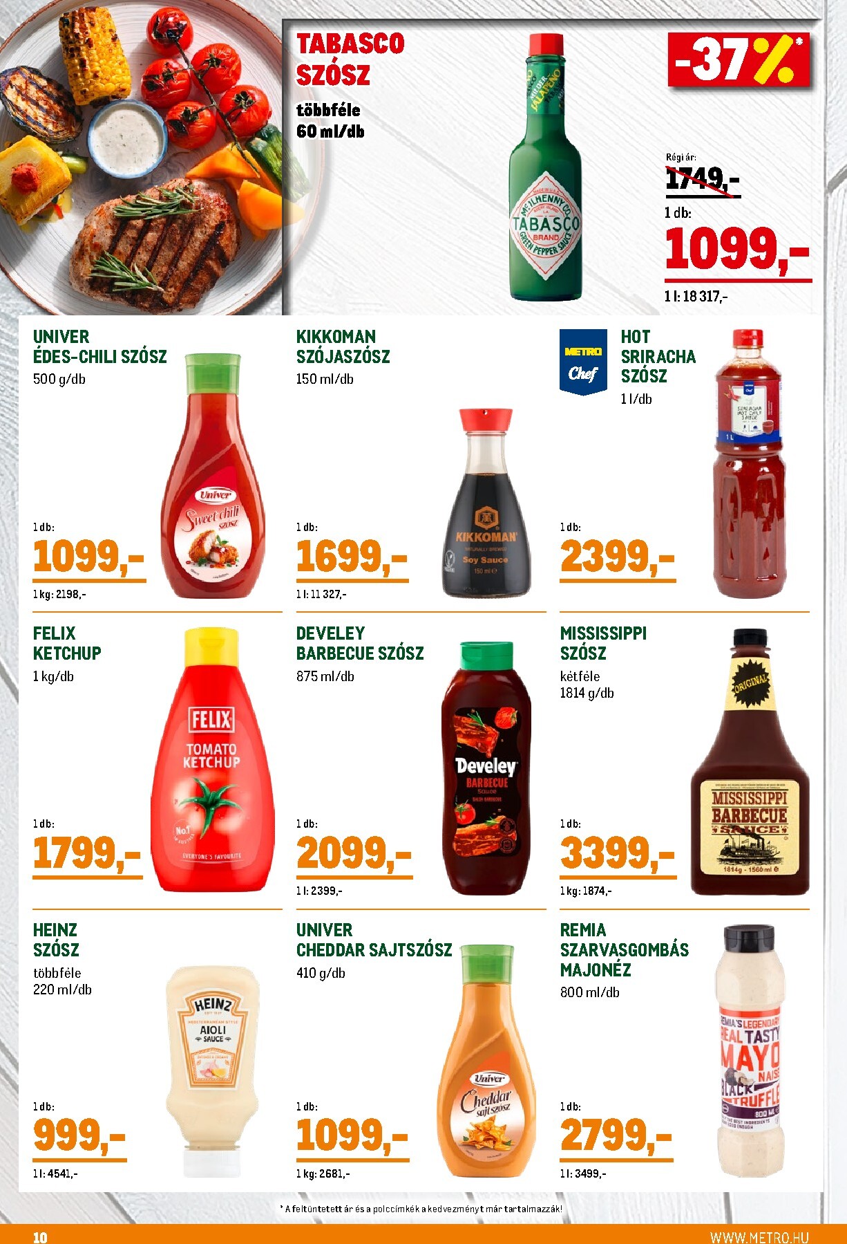 metro - Metro - Grillszezon katalógus akciós újság, érvényes 2026.04.07. - 2026.04.30. - page: 10