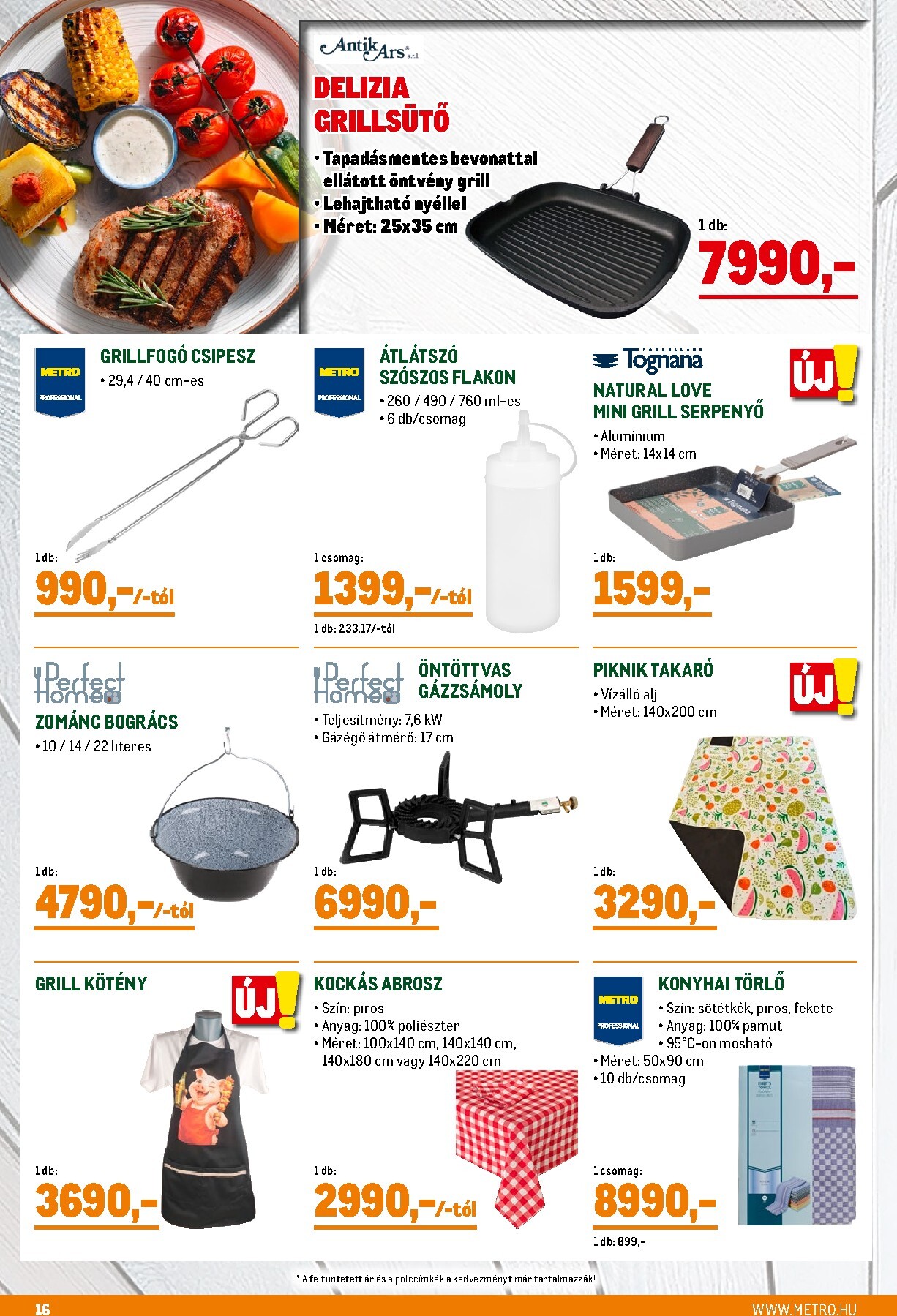 metro - Metro - Grillszezon katalógus akciós újság, érvényes 2026.04.07. - 2026.04.30. - page: 16