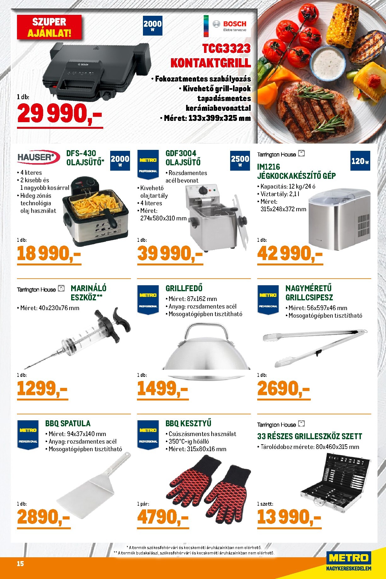 metro - Metro - Grillszezon katalógus akciós újság, érvényes 2026.04.07. - 2026.04.30. - page: 15