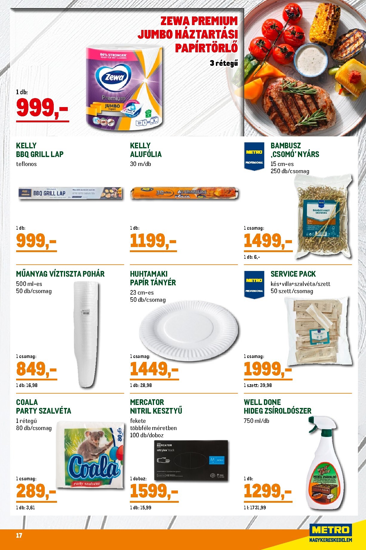 metro - Metro - Grillszezon katalógus akciós újság, érvényes 2026.04.07. - 2026.04.30. - page: 17