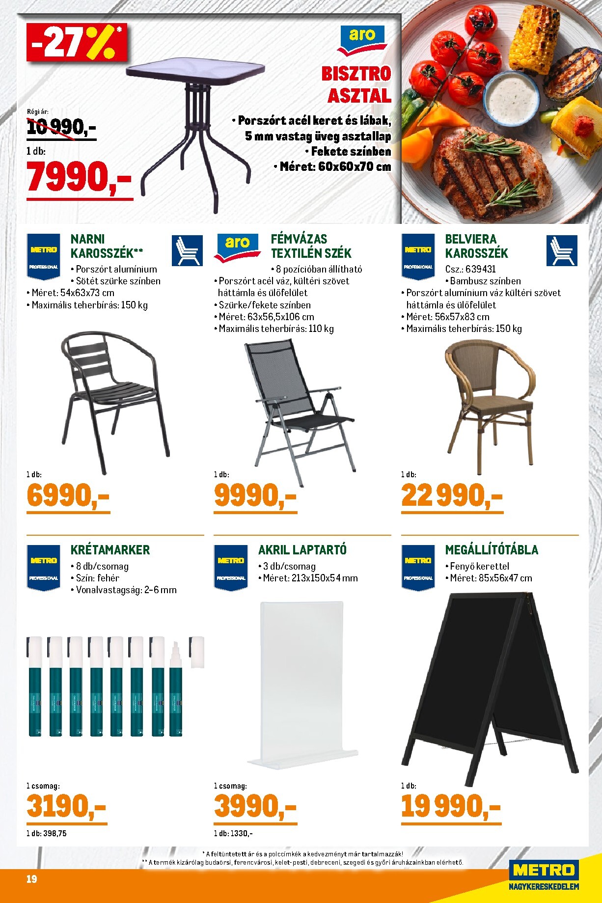 metro - Metro - Grillszezon katalógus akciós újság, érvényes 2026.04.07. - 2026.04.30. - page: 19