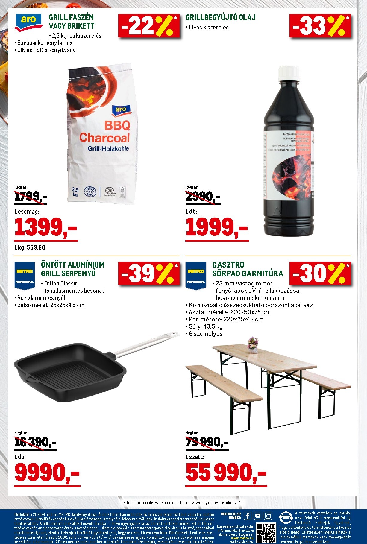 metro - Metro - Grillszezon katalógus akciós újság, érvényes 2026.04.07. - 2026.04.30. - page: 20