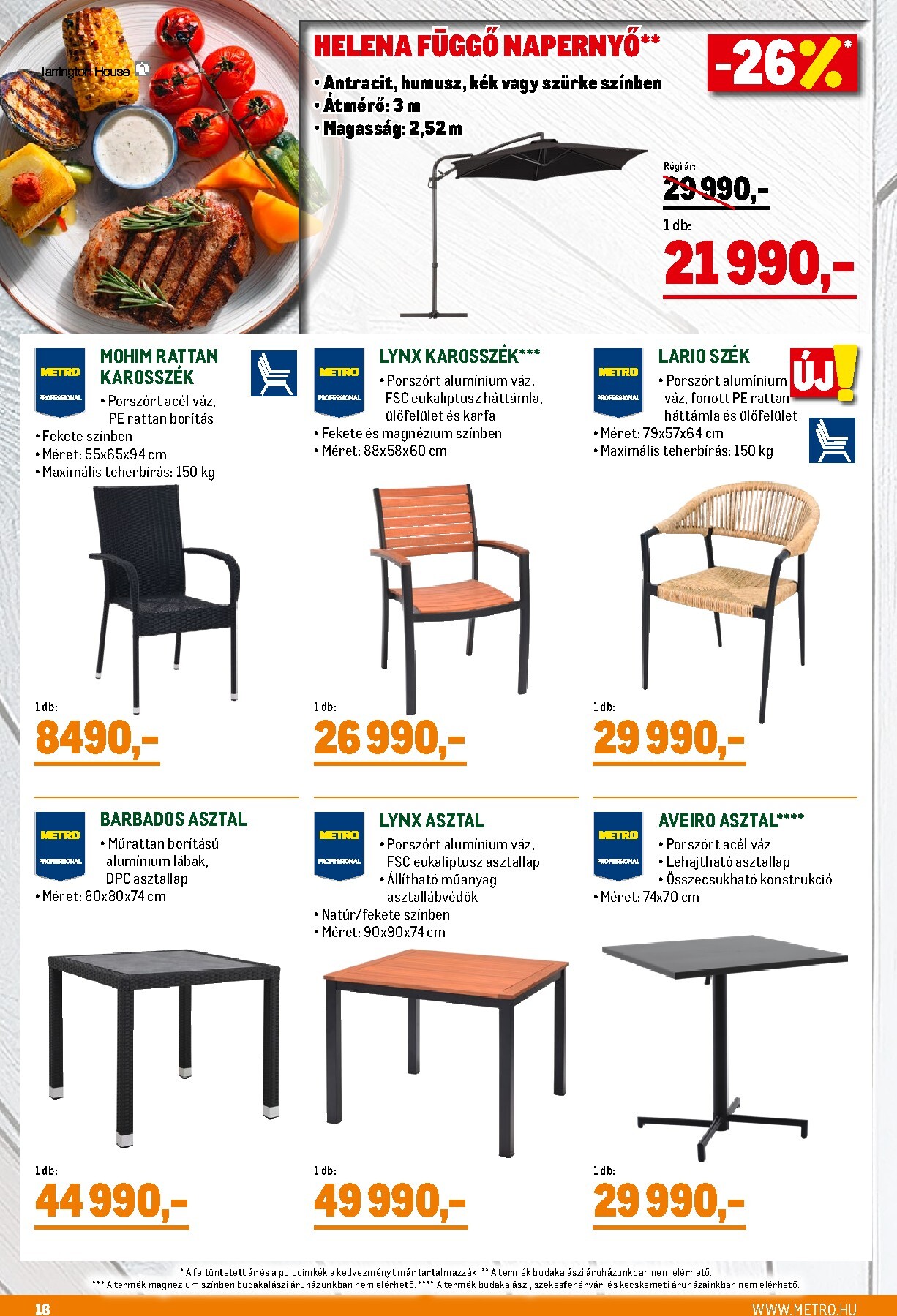 metro - Metro - Grillszezon katalógus akciós újság, érvényes 2026.04.07. - 2026.04.30. - page: 18