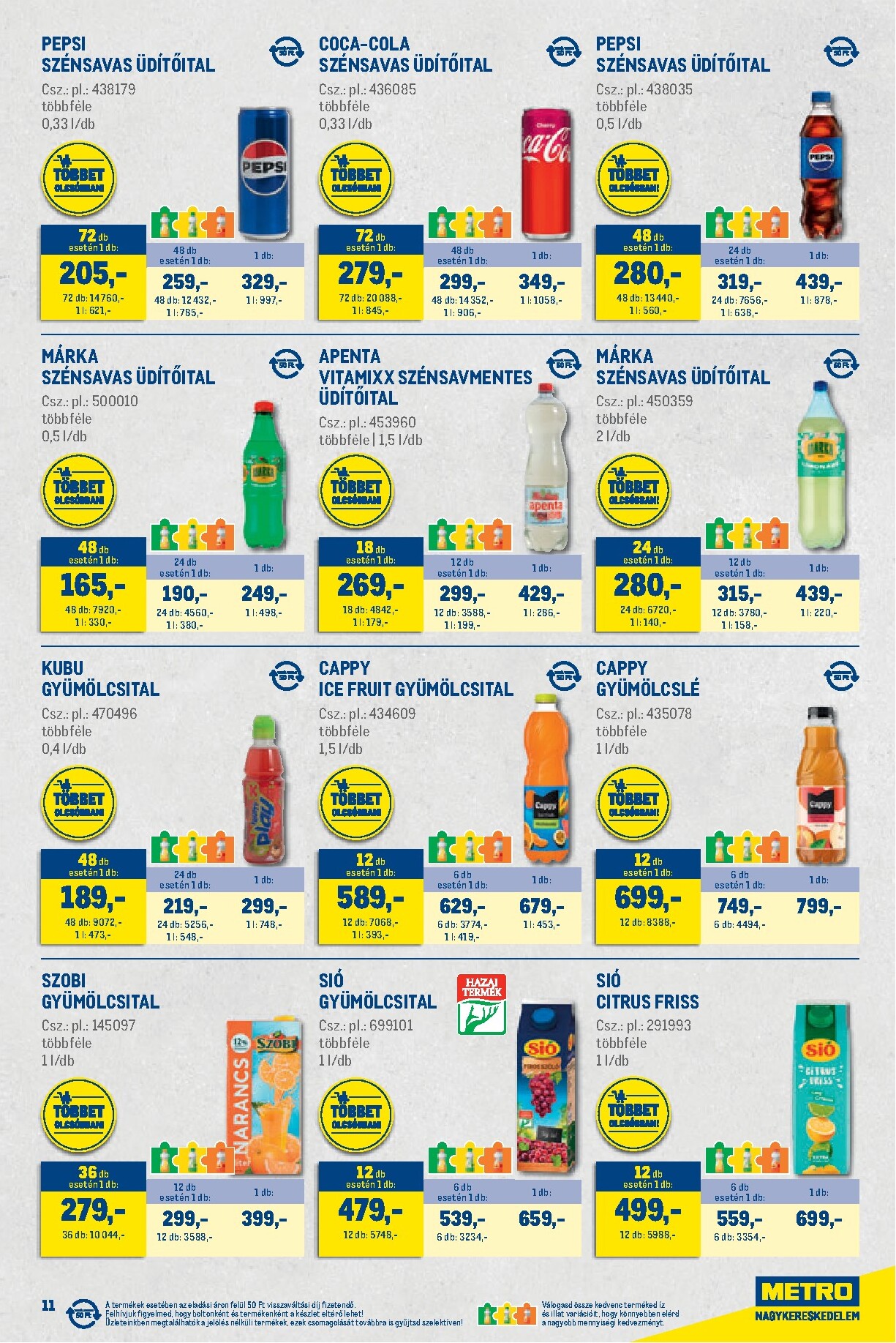 metro - Aktuális Metro - Nagy Ajánlatok Kiskereskedőknek! szórólap érvényes keddtől 2026.04.07.-től csütörtöktől 2026.04.30.-ig - page: 11
