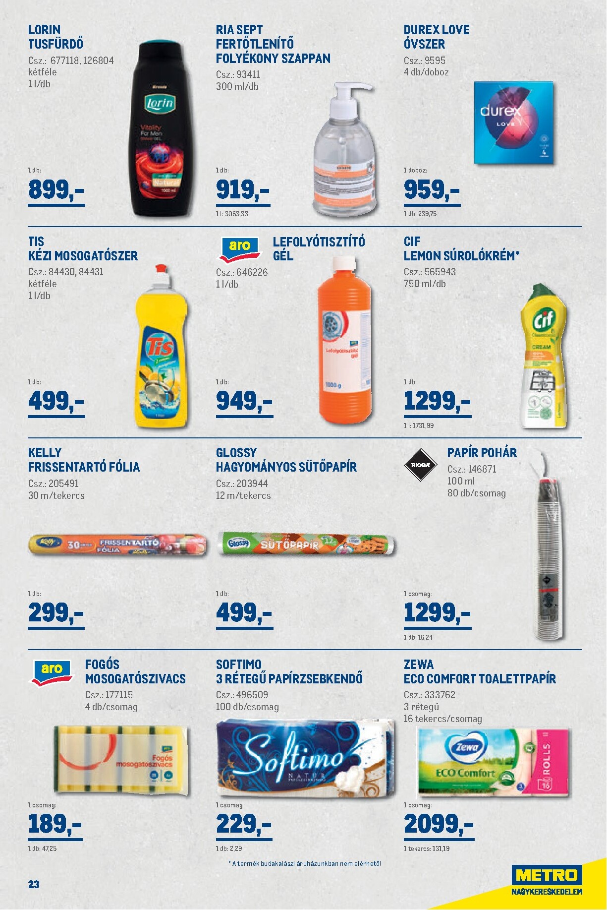 metro - Aktuális Metro - Nagy Ajánlatok Kiskereskedőknek! szórólap érvényes keddtől 2026.04.07.-től csütörtöktől 2026.04.30.-ig - page: 23