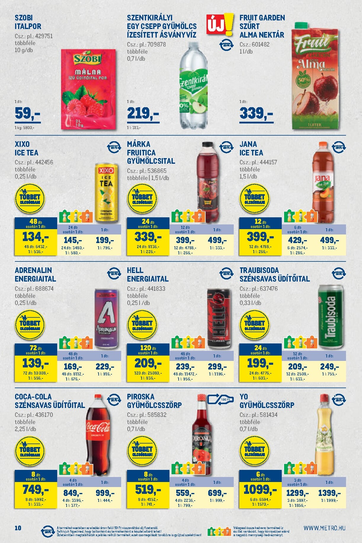 metro - Aktuális Metro - Nagy Ajánlatok Kiskereskedőknek! szórólap érvényes keddtől 2026.04.07.-től csütörtöktől 2026.04.30.-ig - page: 10