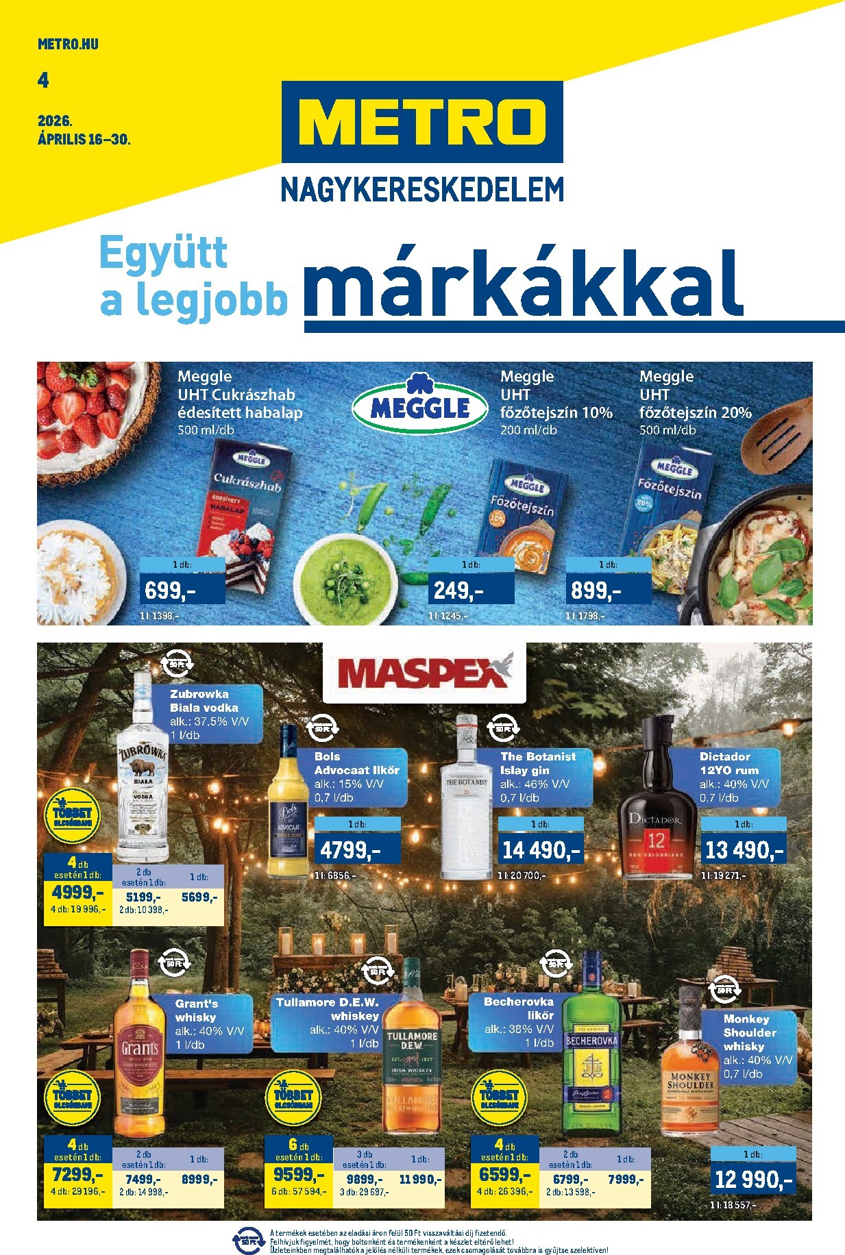 metro - Aktuális Metro - Márkák katalógus szórólap érvényes csütörtöktől 2026.04.16.-től csütörtöktől 2026.04.30.-ig - page: 1