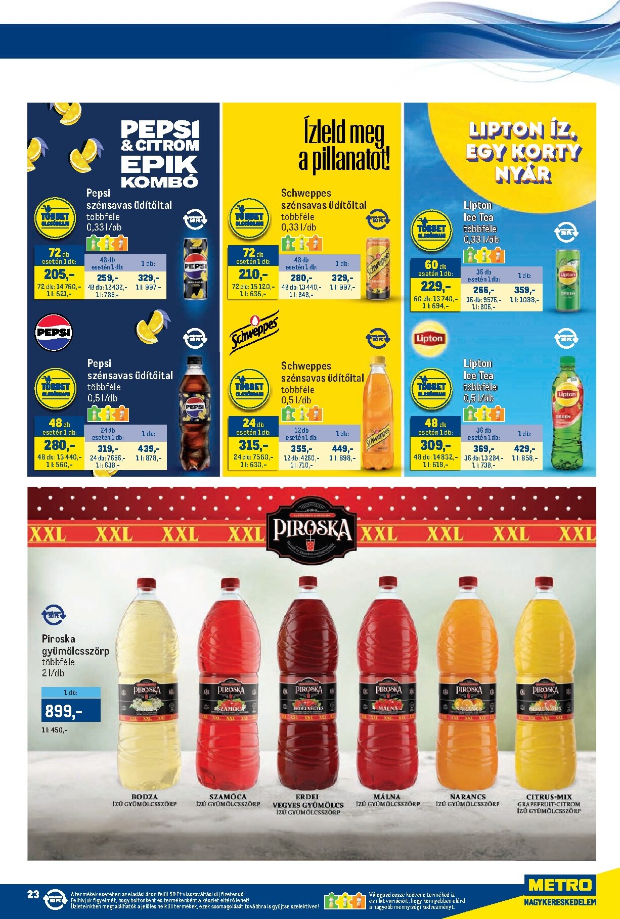 metro - Aktuális Metro - Márkák katalógus szórólap érvényes csütörtöktől 2026.04.16.-től csütörtöktől 2026.04.30.-ig - page: 23