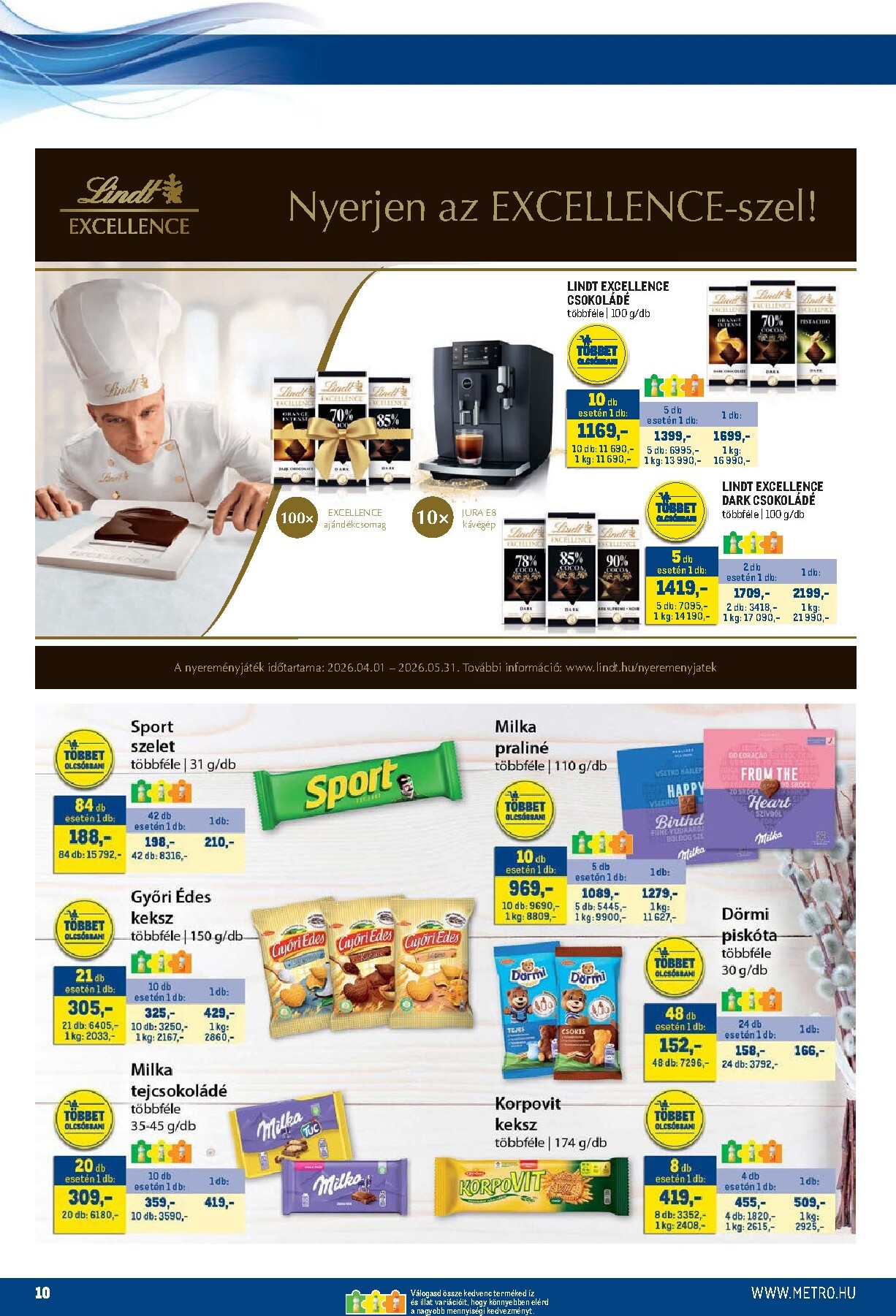 metro - Aktuális Metro - Márkák katalógus szórólap érvényes csütörtöktől 2026.04.16.-től csütörtöktől 2026.04.30.-ig - page: 10
