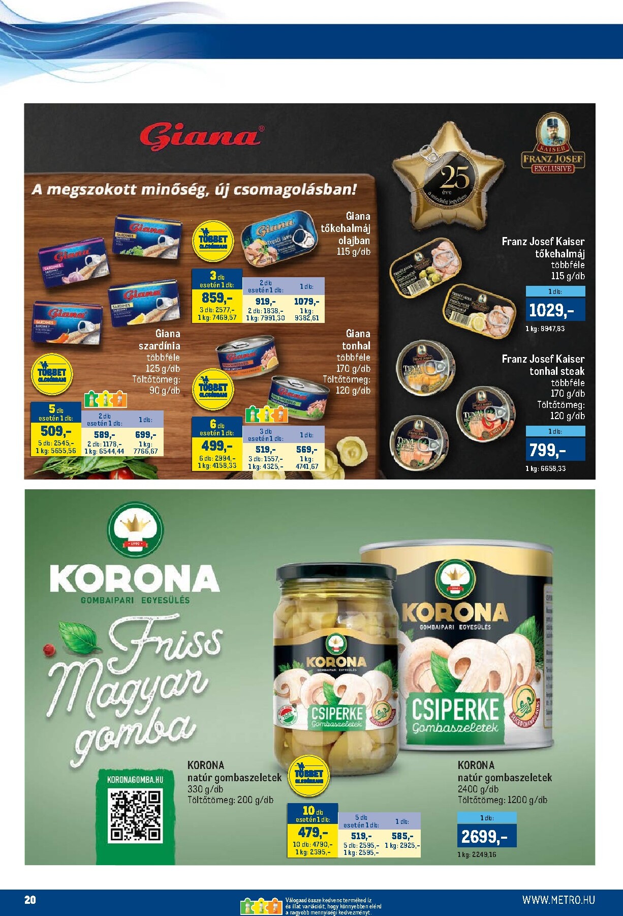metro - Aktuális Metro - Márkák katalógus szórólap érvényes csütörtöktől 2026.04.16.-től csütörtöktől 2026.04.30.-ig - page: 20