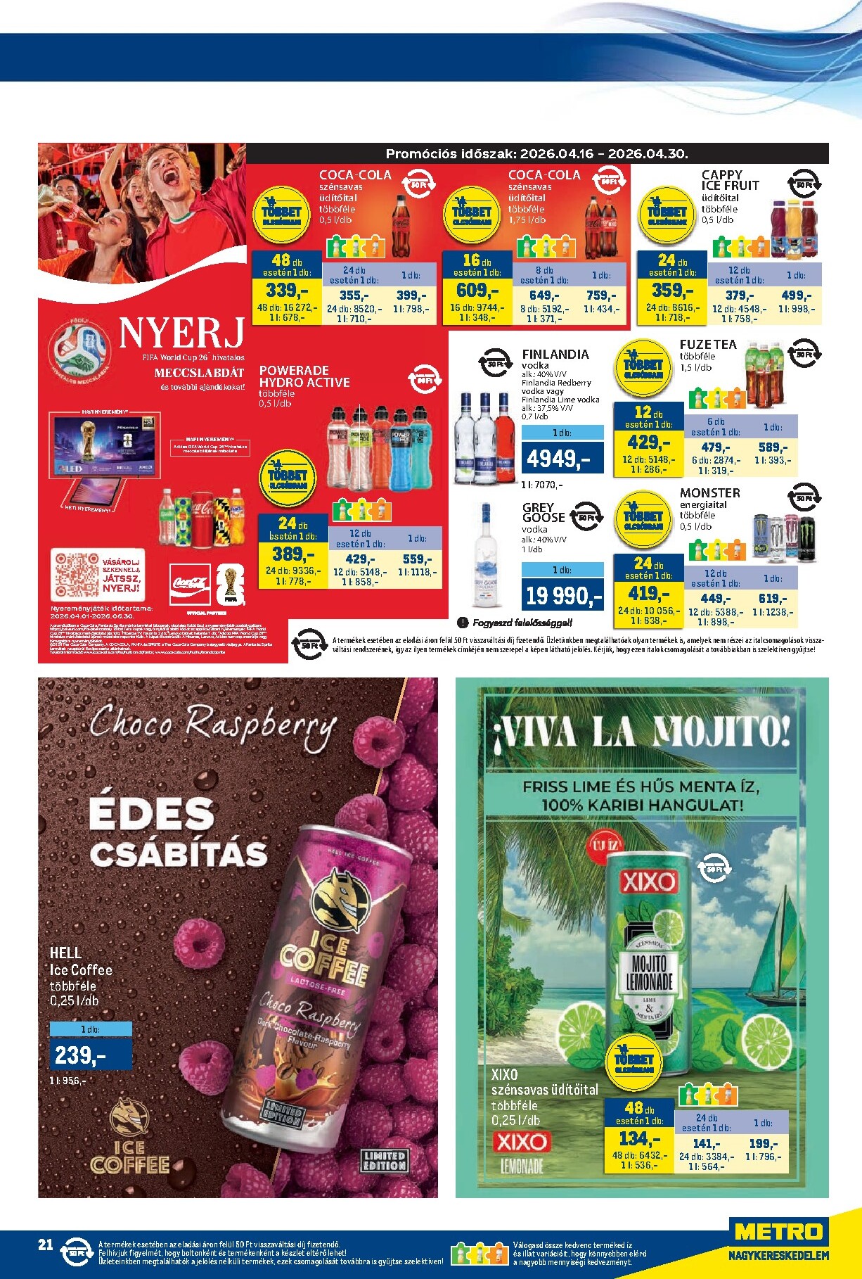 metro - Aktuális Metro - Márkák katalógus szórólap érvényes csütörtöktől 2026.04.16.-től csütörtöktől 2026.04.30.-ig - page: 21