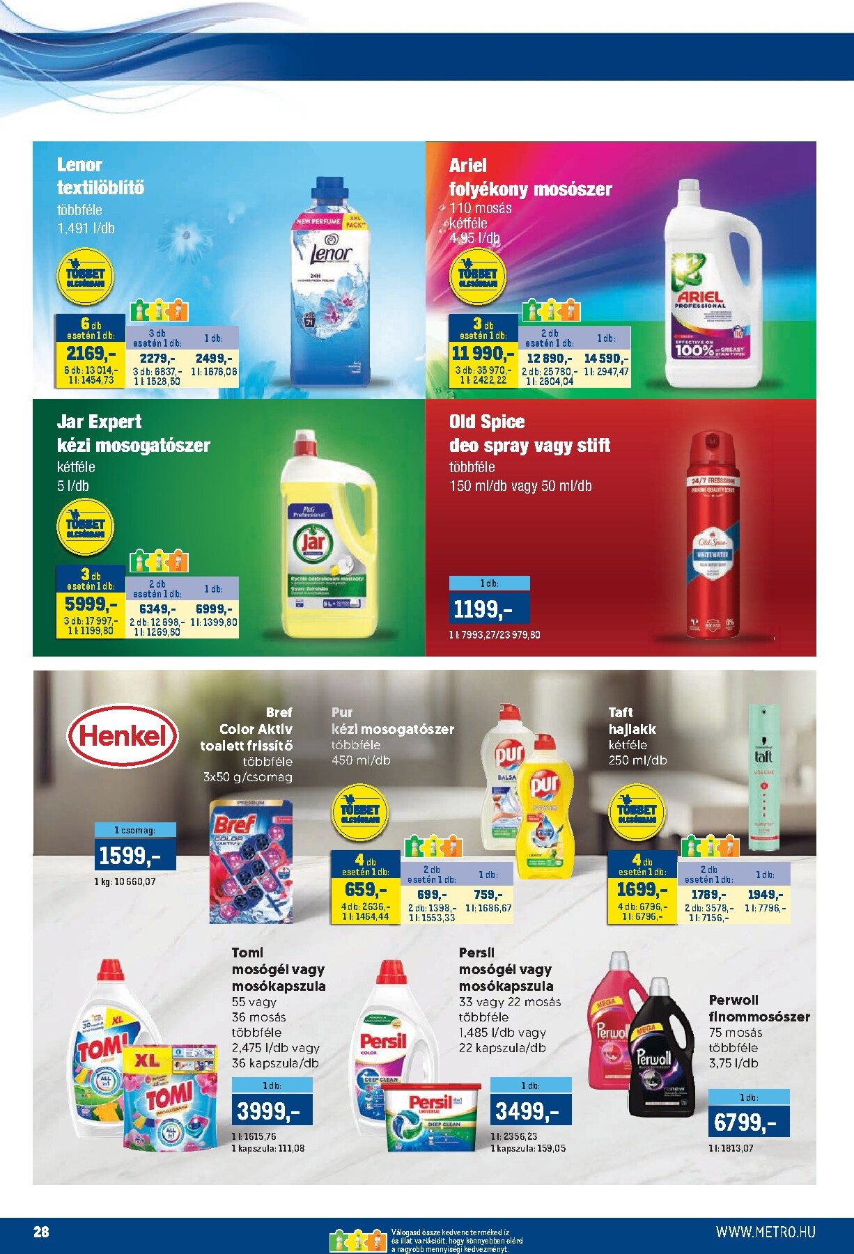 metro - Aktuális Metro - Márkák katalógus szórólap érvényes csütörtöktől 2026.04.16.-től csütörtöktől 2026.04.30.-ig - page: 28