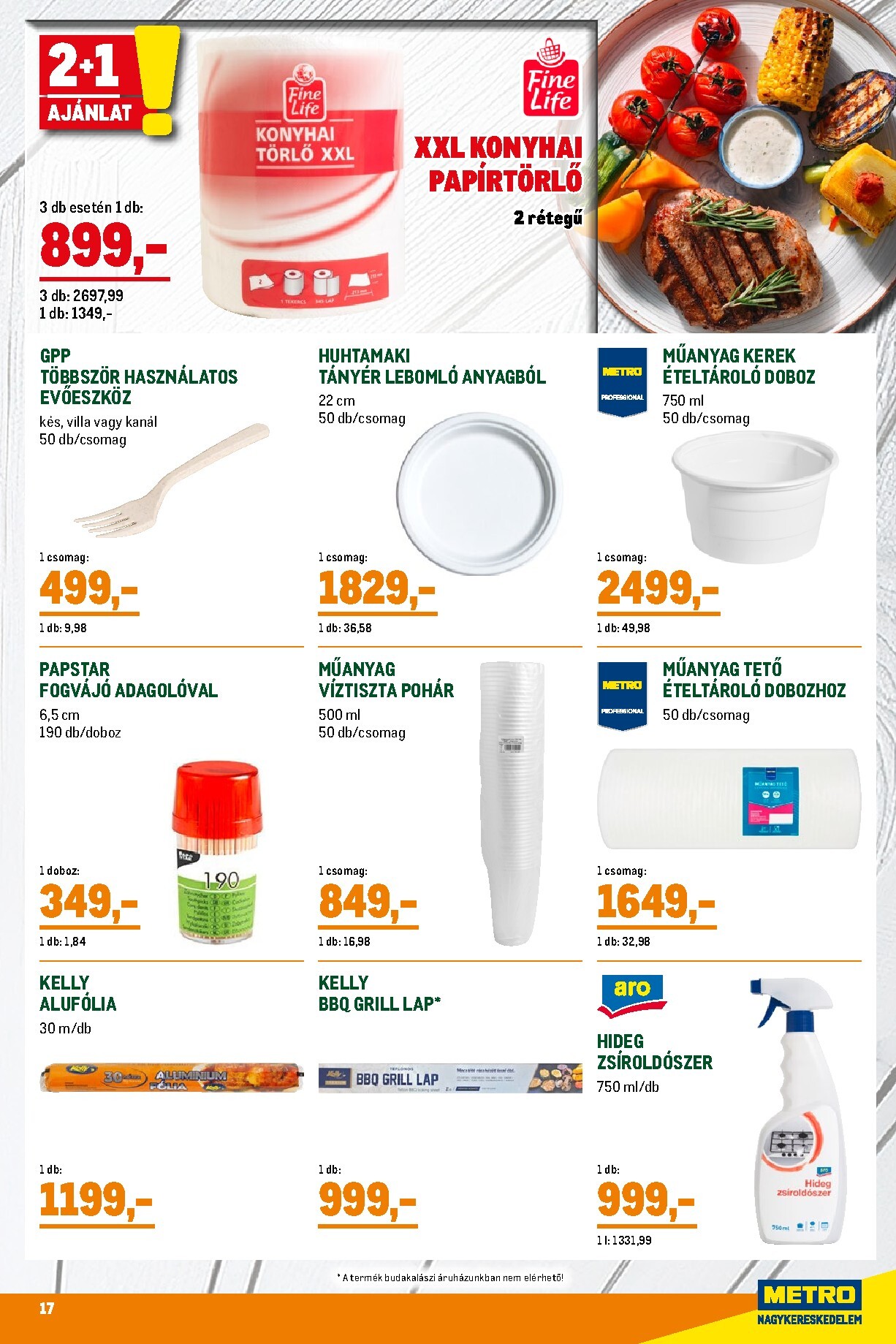 metro - Metro - Grillszezon katalógus hirdetmény a következő hétre szombattól 2026.05.02.-tól vasárnaptól 2026.05.31.-ig - page: 17