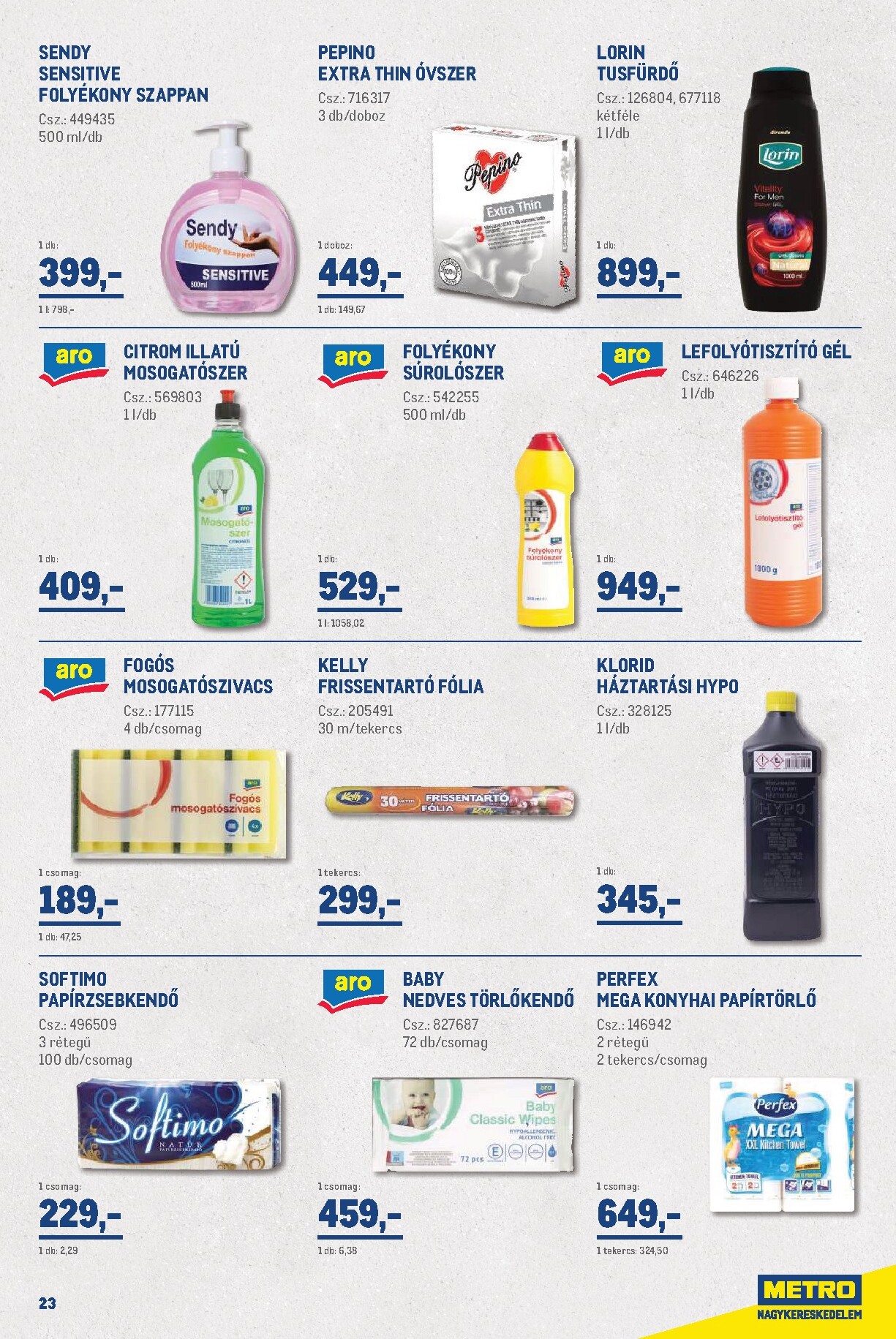 metro - Aktuális Metro - Nagy Ajánlatok Kiskereskedőknek! szórólap érvényes szombattól 2026.05.02.-től vasárnaptól 2026.05.31.-ig - page: 23