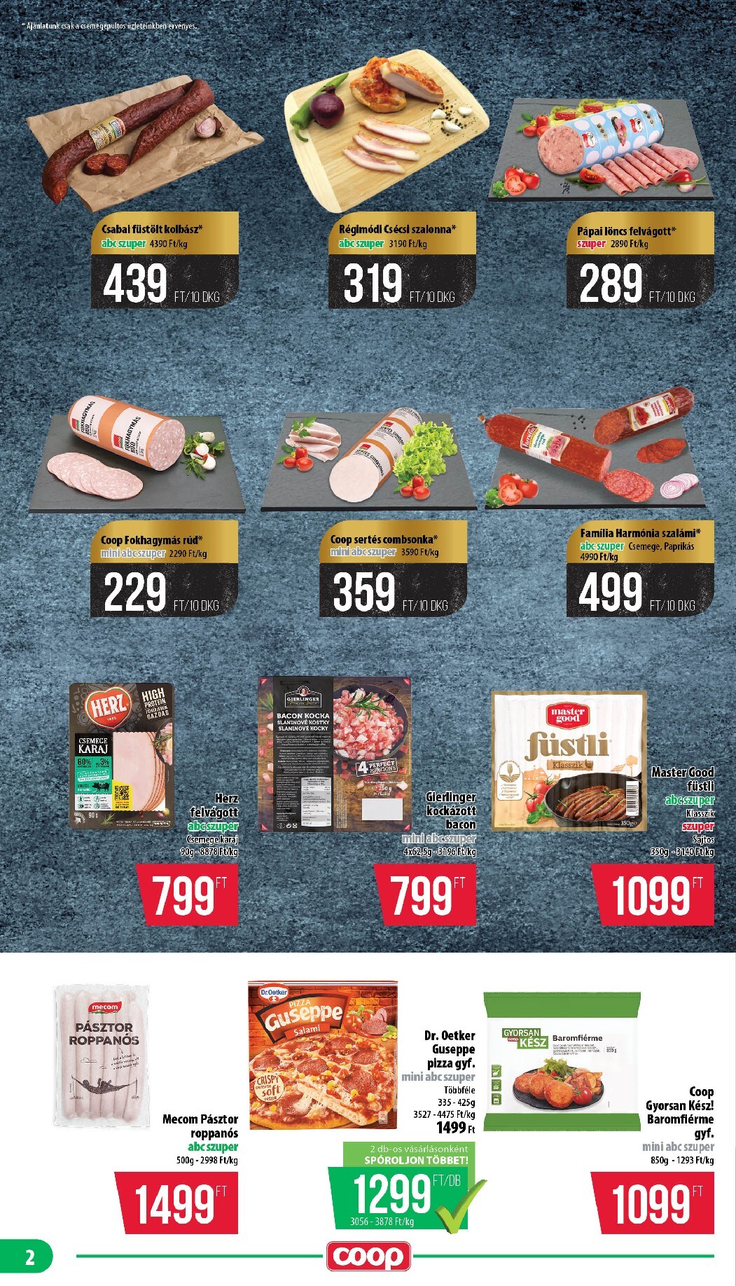 coop - A jövőbeli Coop - Mecsek - Mini Abc Szuper akciós újság csütörtöktől 2026.05.21.-tól szerdától 2026.06.03.-ig érvényes. - page: 2
