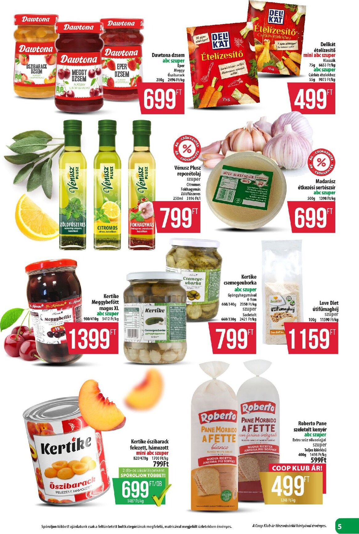 coop - A jövőbeli Coop - Észak-Kelet akciós újság csütörtöktől 2026.05.21.-tól szerdától 2026.05.27.-ig érvényes. - page: 5