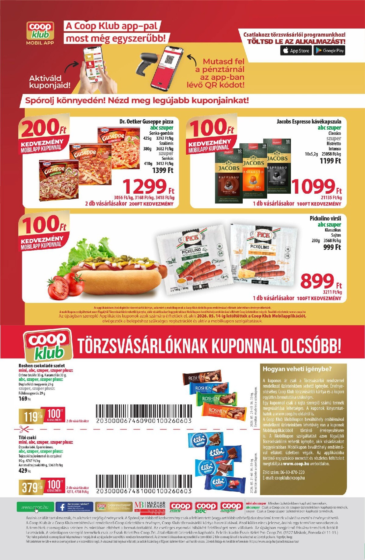 coop - A jövőbeli Coop - Észak-Kelet akciós újság csütörtöktől 2026.05.21.-tól szerdától 2026.05.27.-ig érvényes. - page: 12