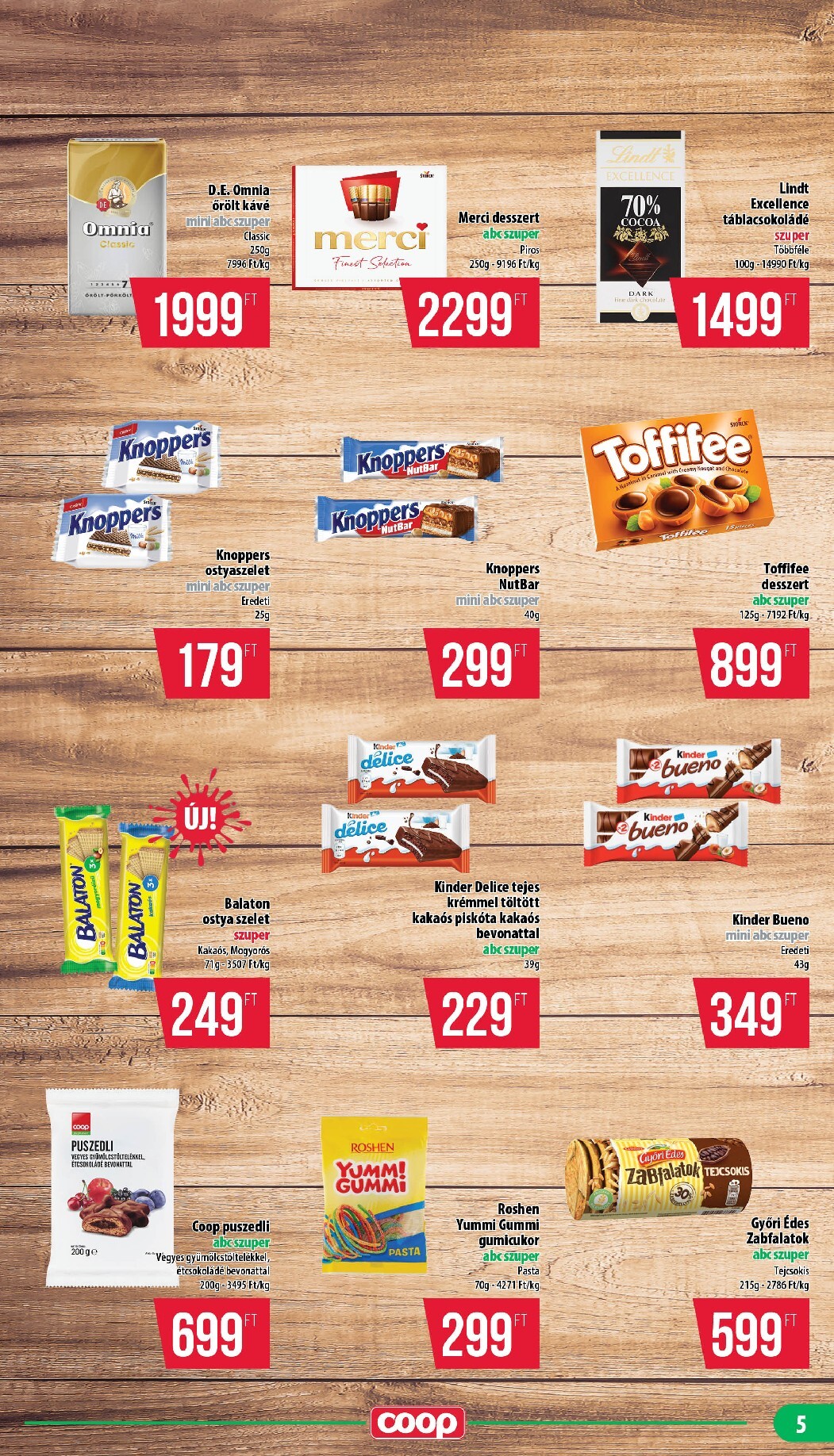 coop - Aktuális Coop - Nyírzem/Szabolcs Mini Abc Szuper szórólap érvényes csütörtöktől 2026.05.21.-től szerdától 2026.06.03.-ig - page: 5