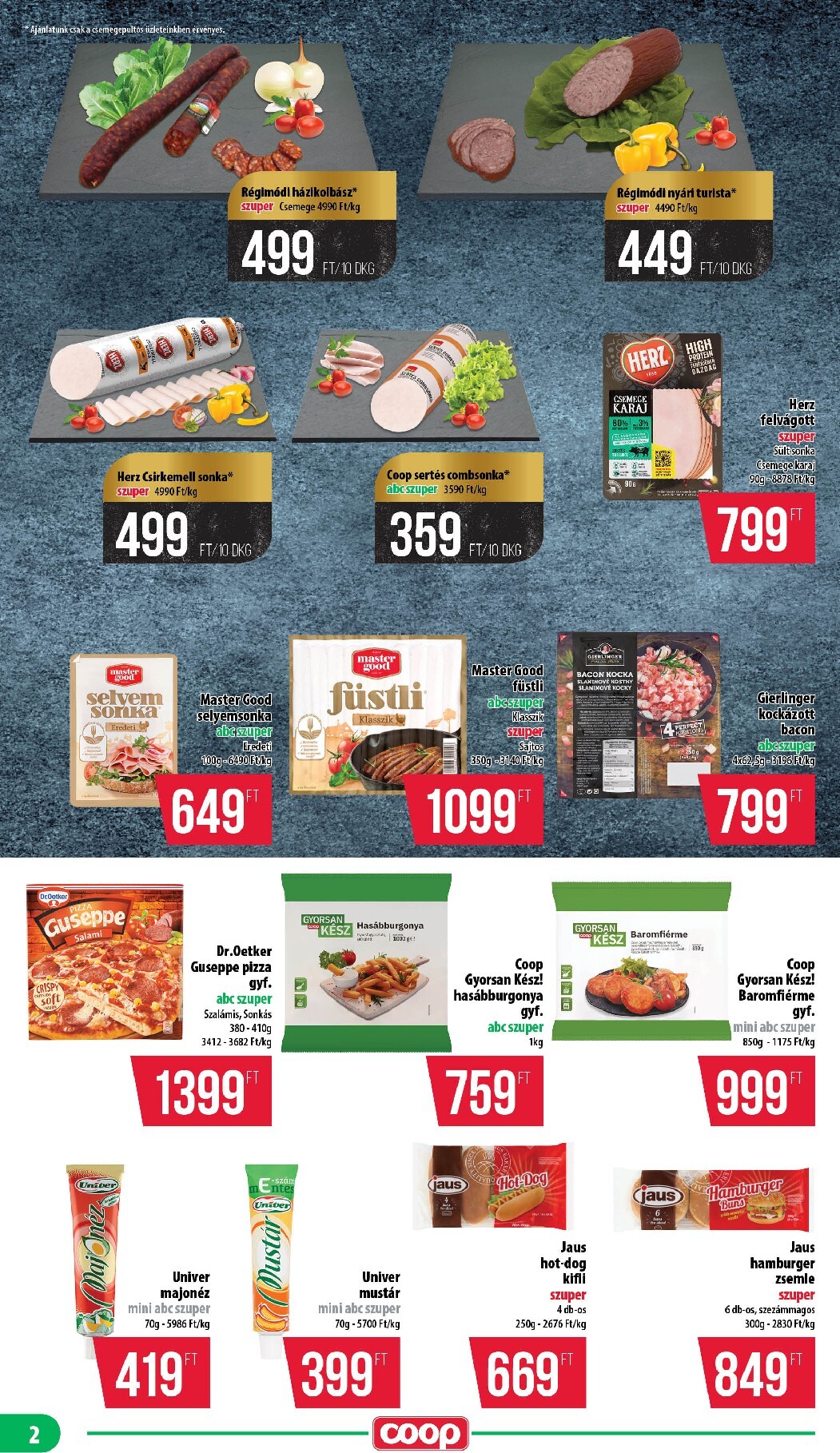coop - Aktuális Coop - Nyírzem/Szabolcs Mini Abc Szuper szórólap érvényes csütörtöktől 2026.05.21.-től szerdától 2026.06.03.-ig - page: 2