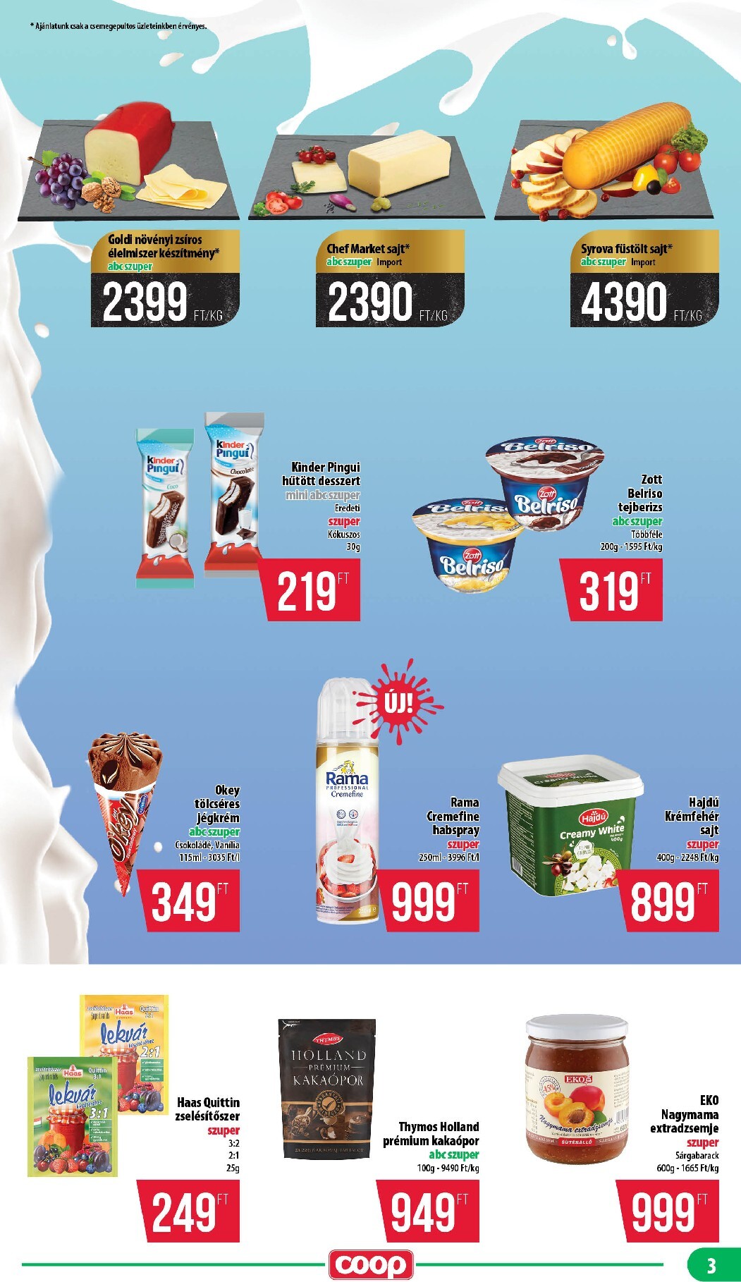 coop - Aktuális Coop - Nyírzem/Szabolcs Mini Abc Szuper szórólap érvényes csütörtöktől 2026.05.21.-től szerdától 2026.06.03.-ig - page: 3