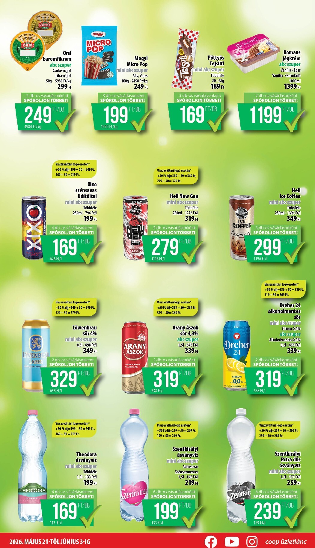 coop - Aktuális Coop - Nyírzem/Szabolcs Mini Abc Szuper szórólap érvényes csütörtöktől 2026.05.21.-től szerdától 2026.06.03.-ig - page: 8