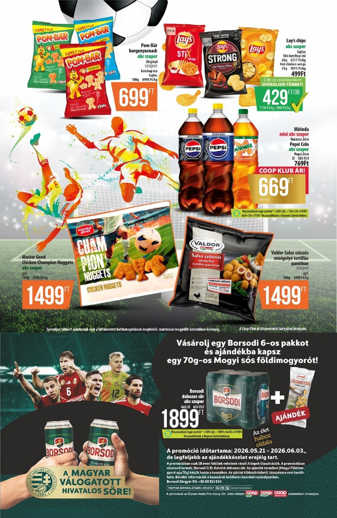 coop - A jövőbeli Coop - Észak-Kelet akciós újság csütörtöktől 2026.05.28.-tól szerdától 2026.06.03.-ig érvényes. - page: 2