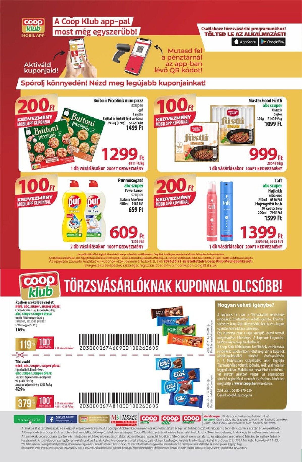 coop - A jövőbeli Coop - Észak-Kelet akciós újság csütörtöktől 2026.05.28.-tól szerdától 2026.06.03.-ig érvényes. - page: 12