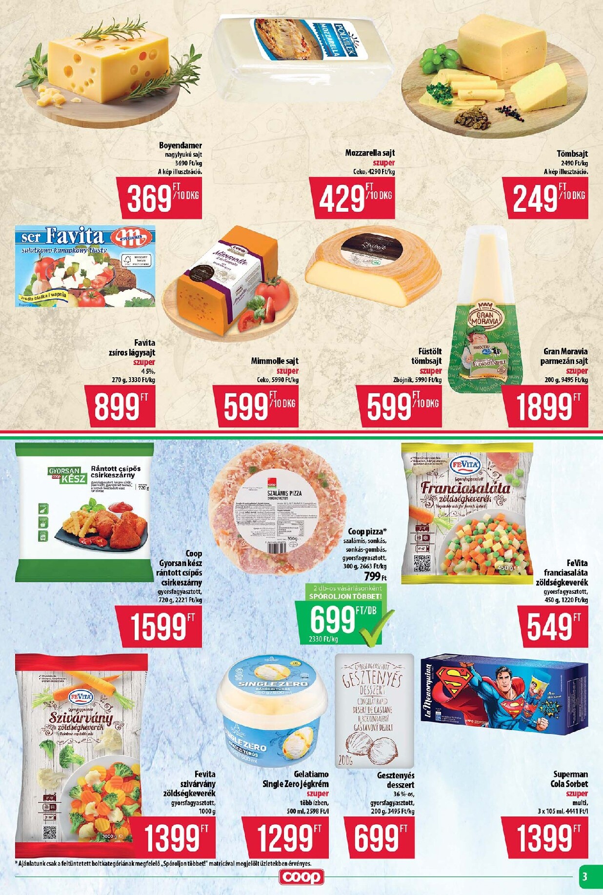 coop - A jövőbeli Coop - Tisza - Abc-Szuper akciós újság csütörtöktől 2026.05.28.-tól szerdától 2026.06.03.-ig érvényes. - page: 3