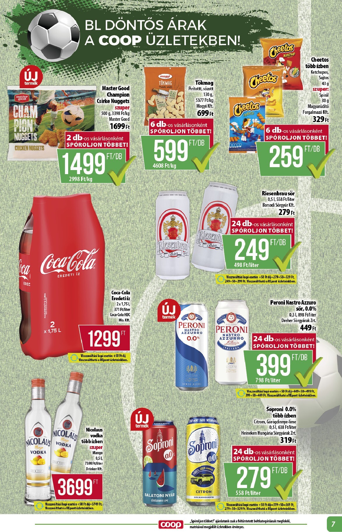 coop - A jövőbeli Coop - Alföld akciós újság csütörtöktől 2026.05.28.-tól szerdától 2026.06.03.-ig érvényes. - page: 7