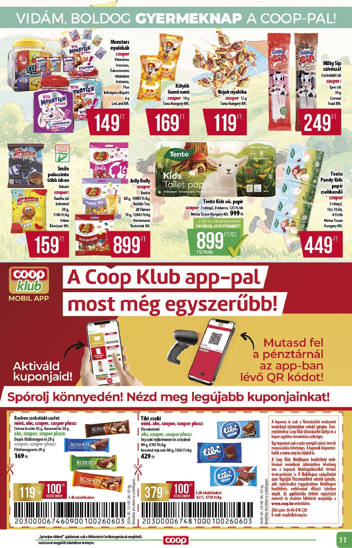 coop - A jövőbeli Coop - Alföld akciós újság csütörtöktől 2026.05.28.-tól szerdától 2026.06.03.-ig érvényes. - page: 11