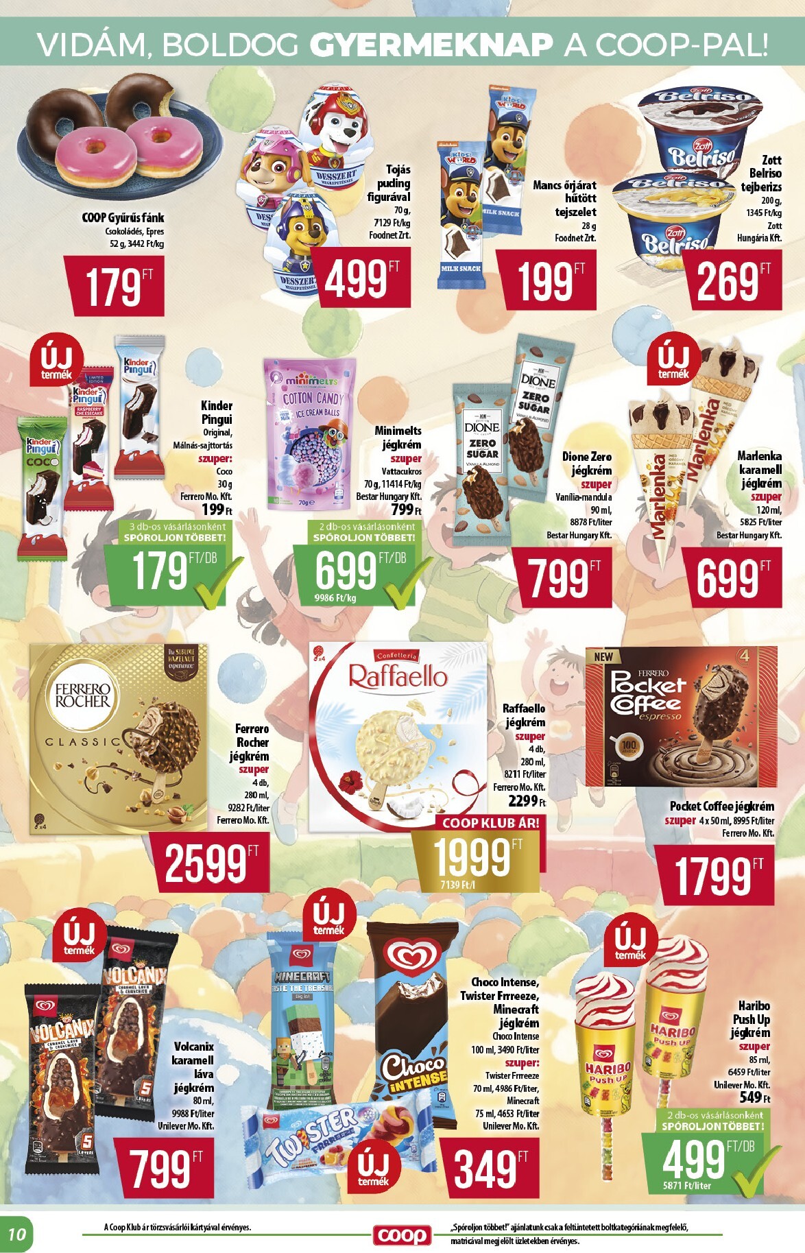 coop - A jövőbeli Coop - Alföld akciós újság csütörtöktől 2026.05.28.-tól szerdától 2026.06.03.-ig érvényes. - page: 10