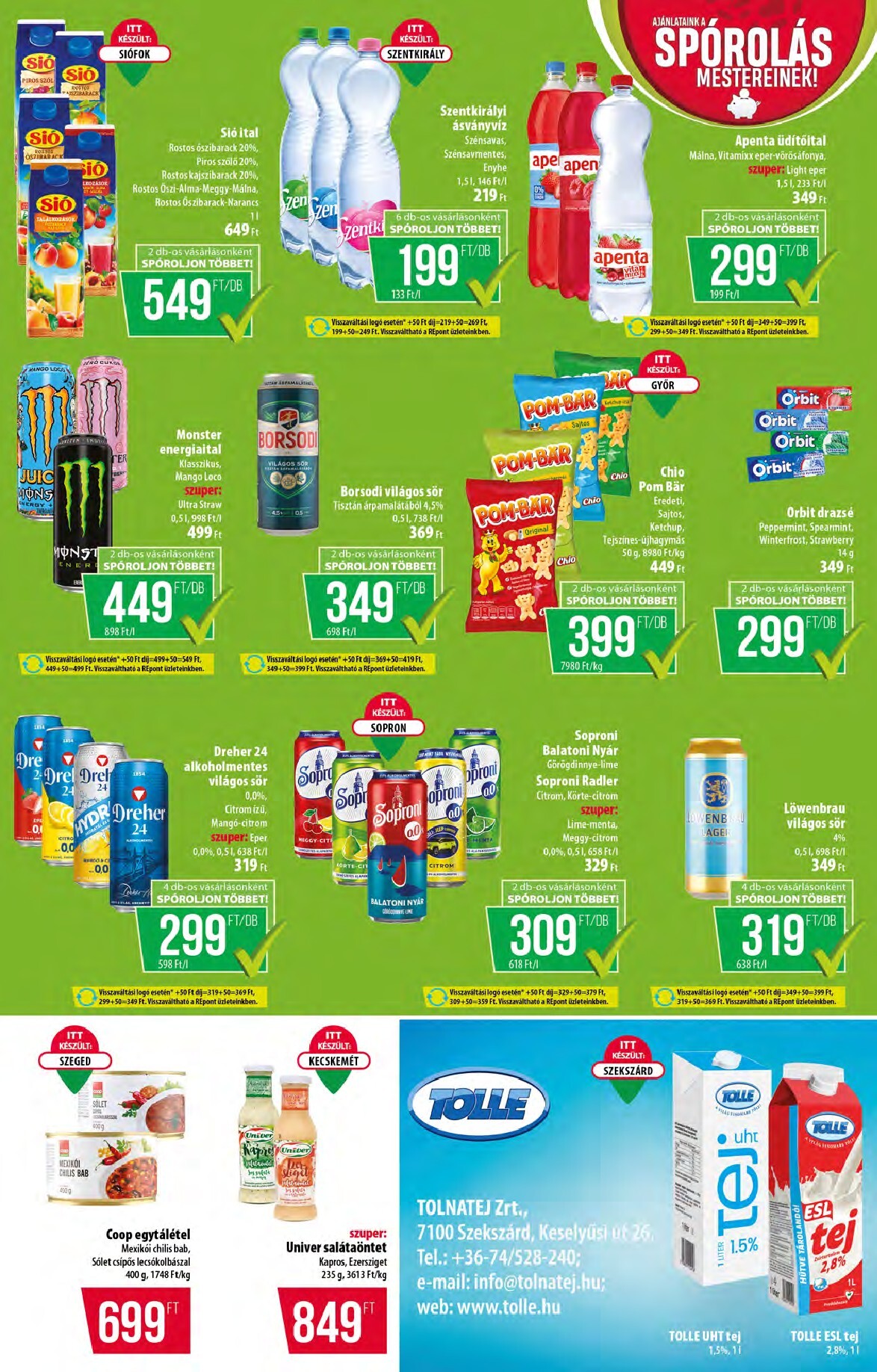 coop - A jövőbeli Coop - Abc-Szuper akciós újság csütörtöktől 2026.06.04.-tól szerdától 2026.06.10.-ig érvényes. - page: 7