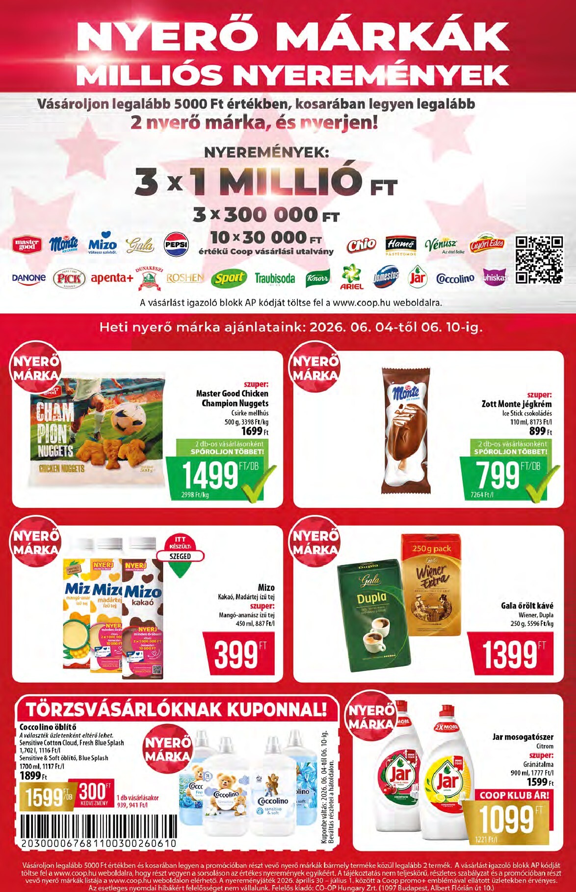 coop - A jövőbeli Coop - Abc-Szuper akciós újság csütörtöktől 2026.06.04.-tól szerdától 2026.06.10.-ig érvényes. - page: 4