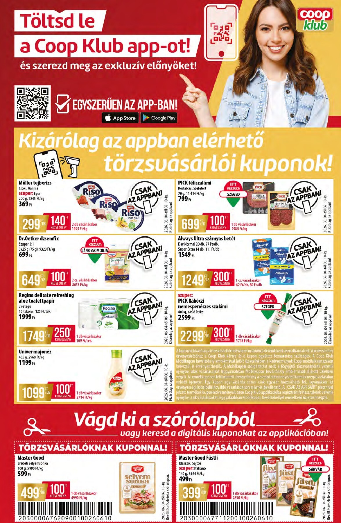coop - A jövőbeli Coop - Abc-Szuper akciós újság csütörtöktől 2026.06.04.-tól szerdától 2026.06.10.-ig érvényes. - page: 12