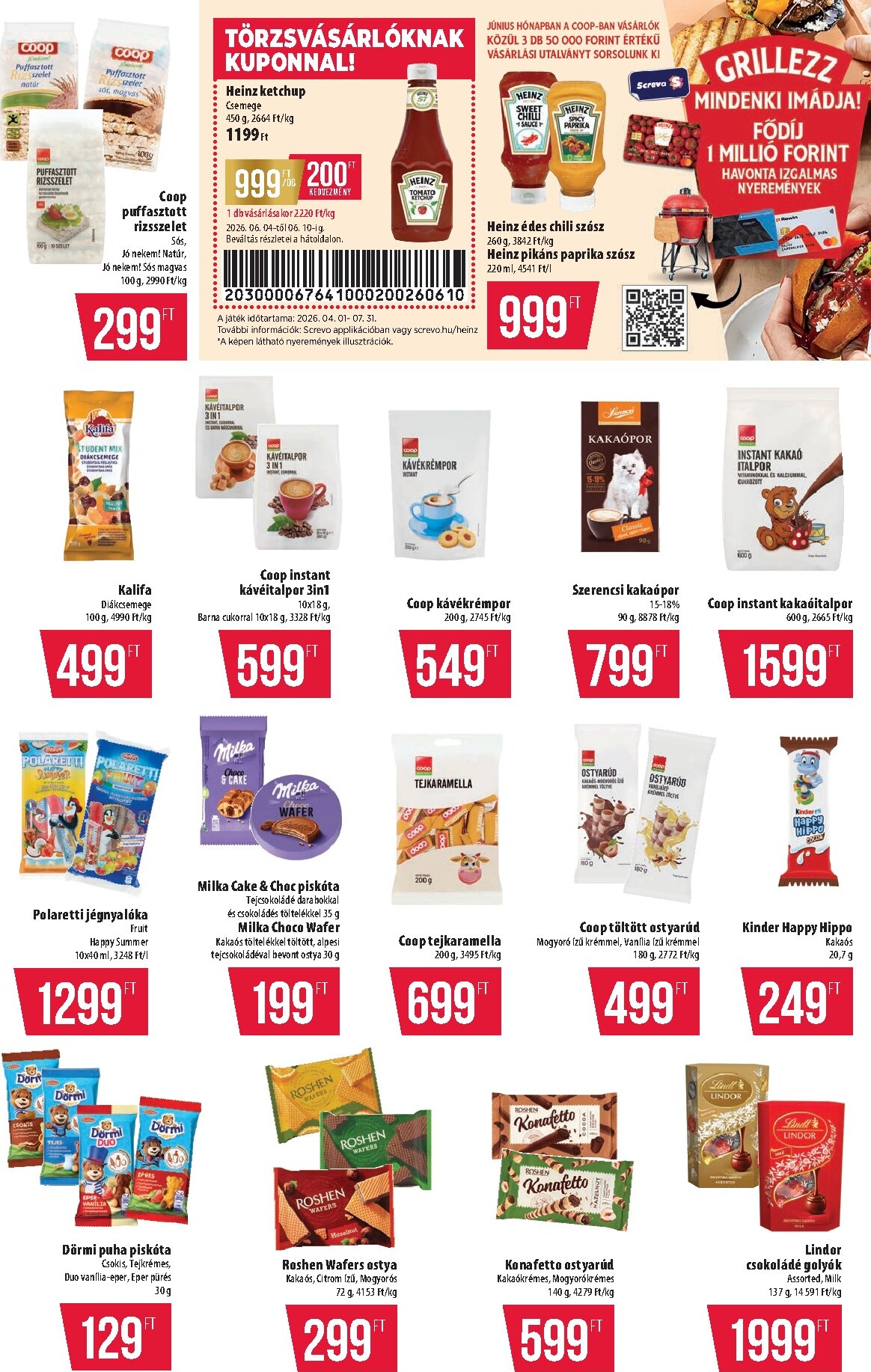 coop - A jövőbeli Coop akciós újság csütörtöktől 2026.06.04.-tól szerdától 2026.06.10.-ig érvényes. - page: 10