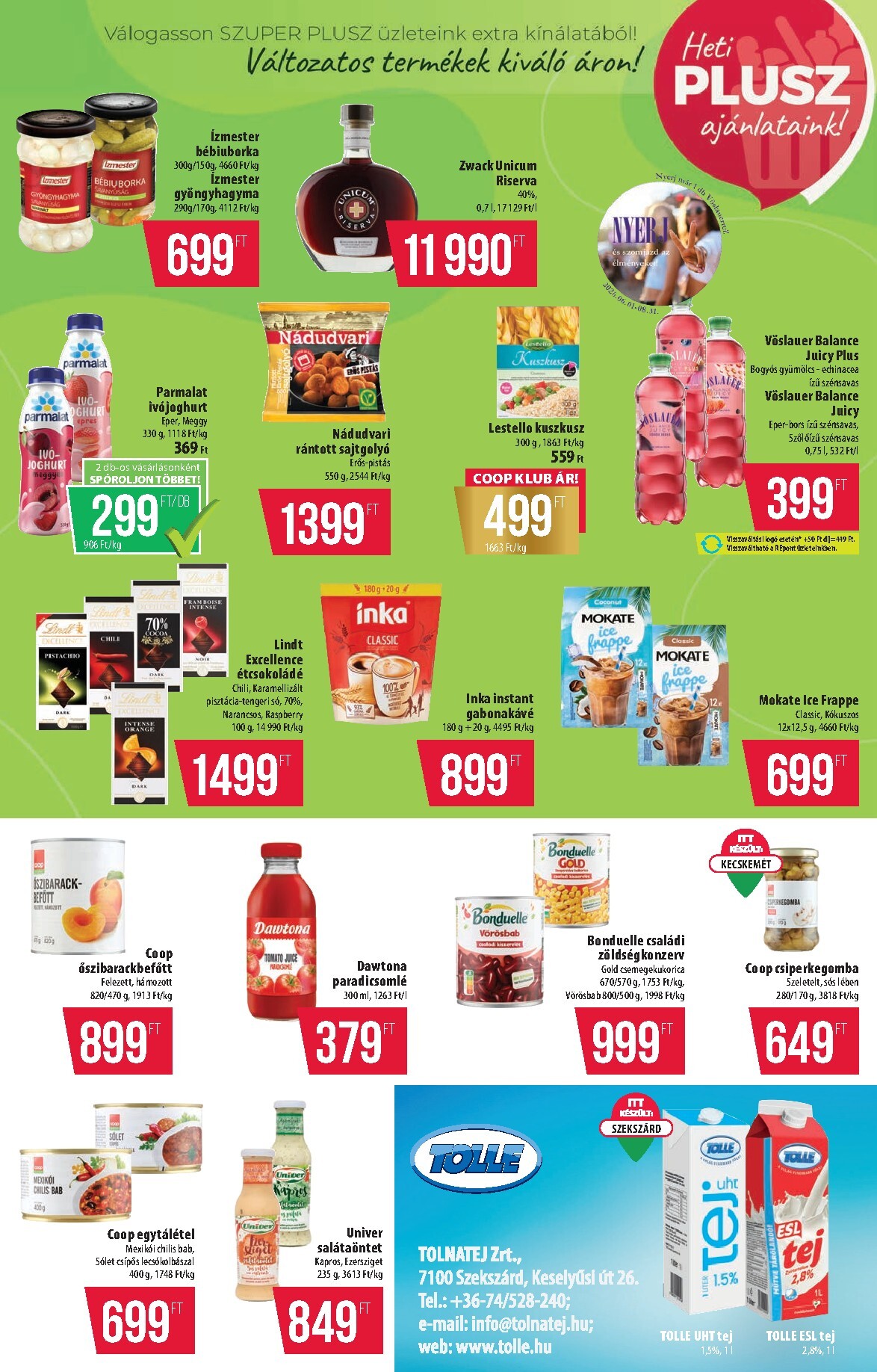 coop - A jövőbeli Coop - Szuper Plusz Észak-Kelet akciós újság csütörtöktől 2026.06.04.-tól szerdától 2026.06.10.-ig érvényes. - page: 7