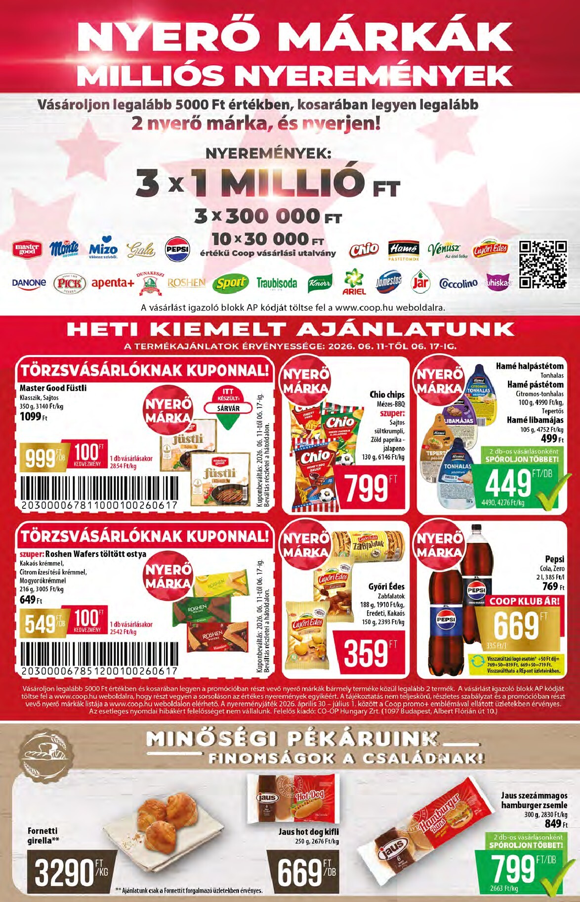 coop - A jövőbeli Coop - Alföld - Abc-Szuper akciós újság csütörtöktől 2026.06.11.-tól szerdától 2026.06.17.-ig érvényes. - page: 4