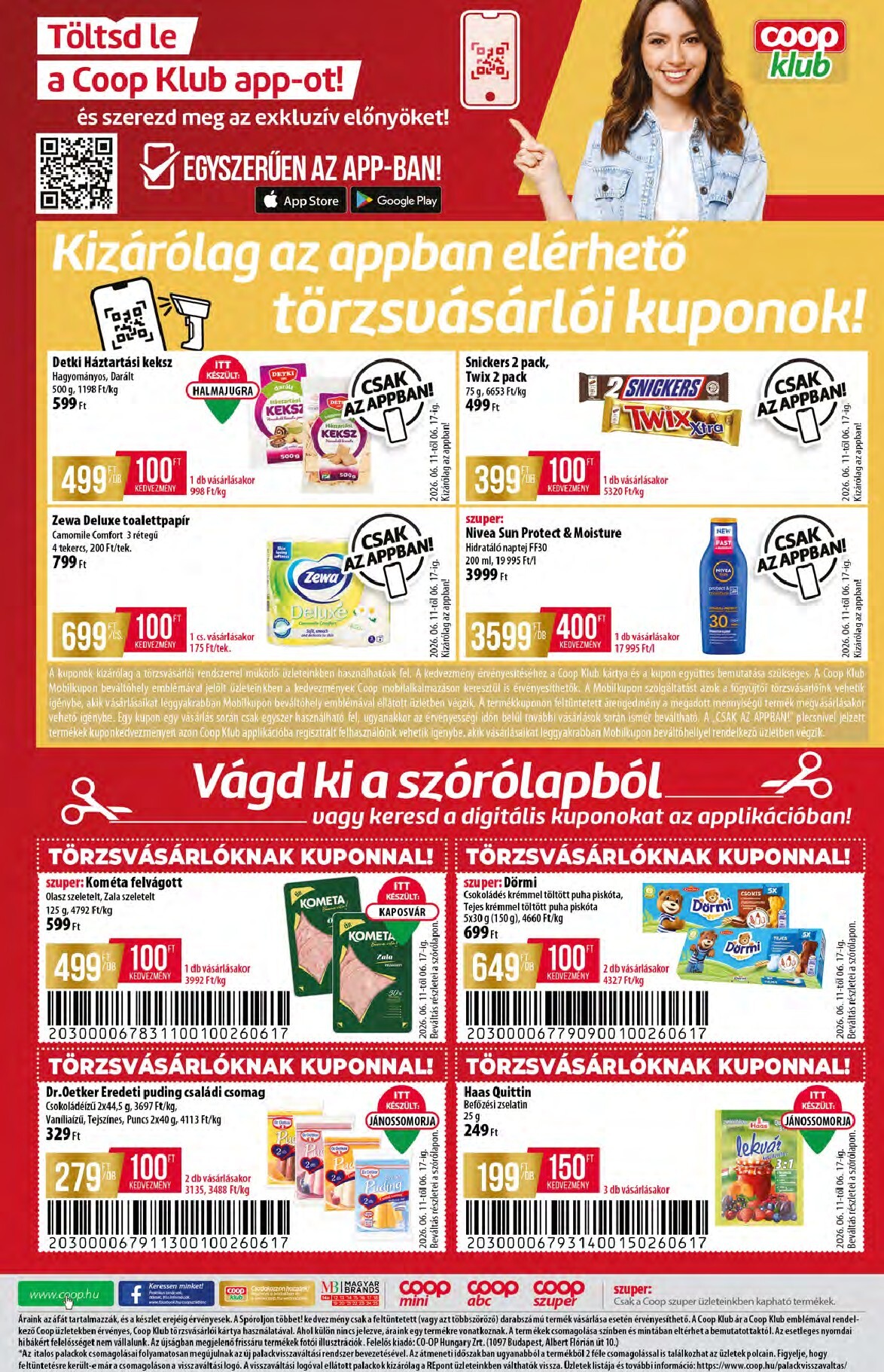 coop - A jövőbeli Coop - Alföld - Abc-Szuper akciós újság csütörtöktől 2026.06.11.-tól szerdától 2026.06.17.-ig érvényes. - page: 12