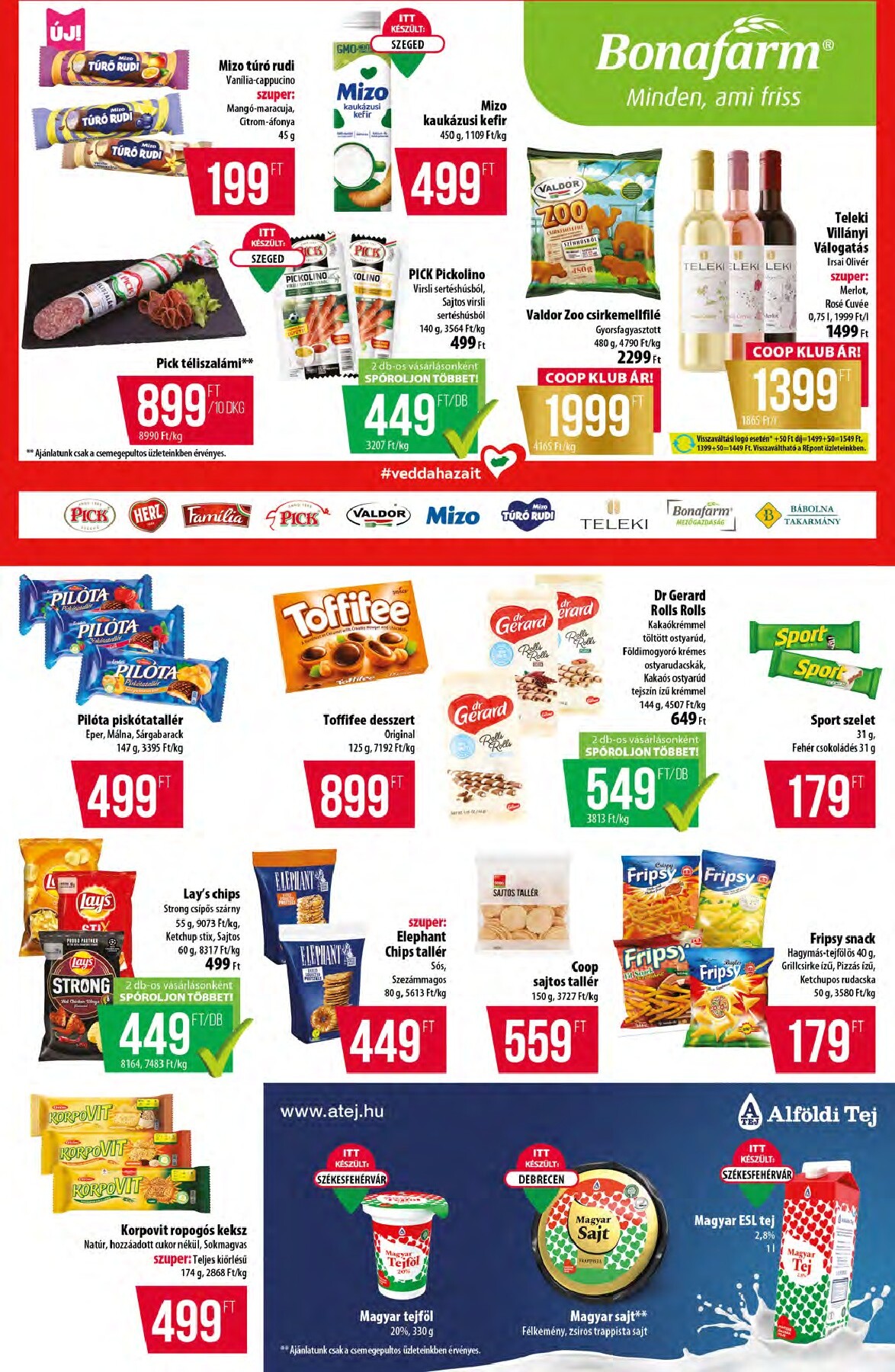 coop - A jövőbeli Coop - Alföld - Abc-Szuper akciós újság csütörtöktől 2026.06.11.-tól szerdától 2026.06.17.-ig érvényes. - page: 8