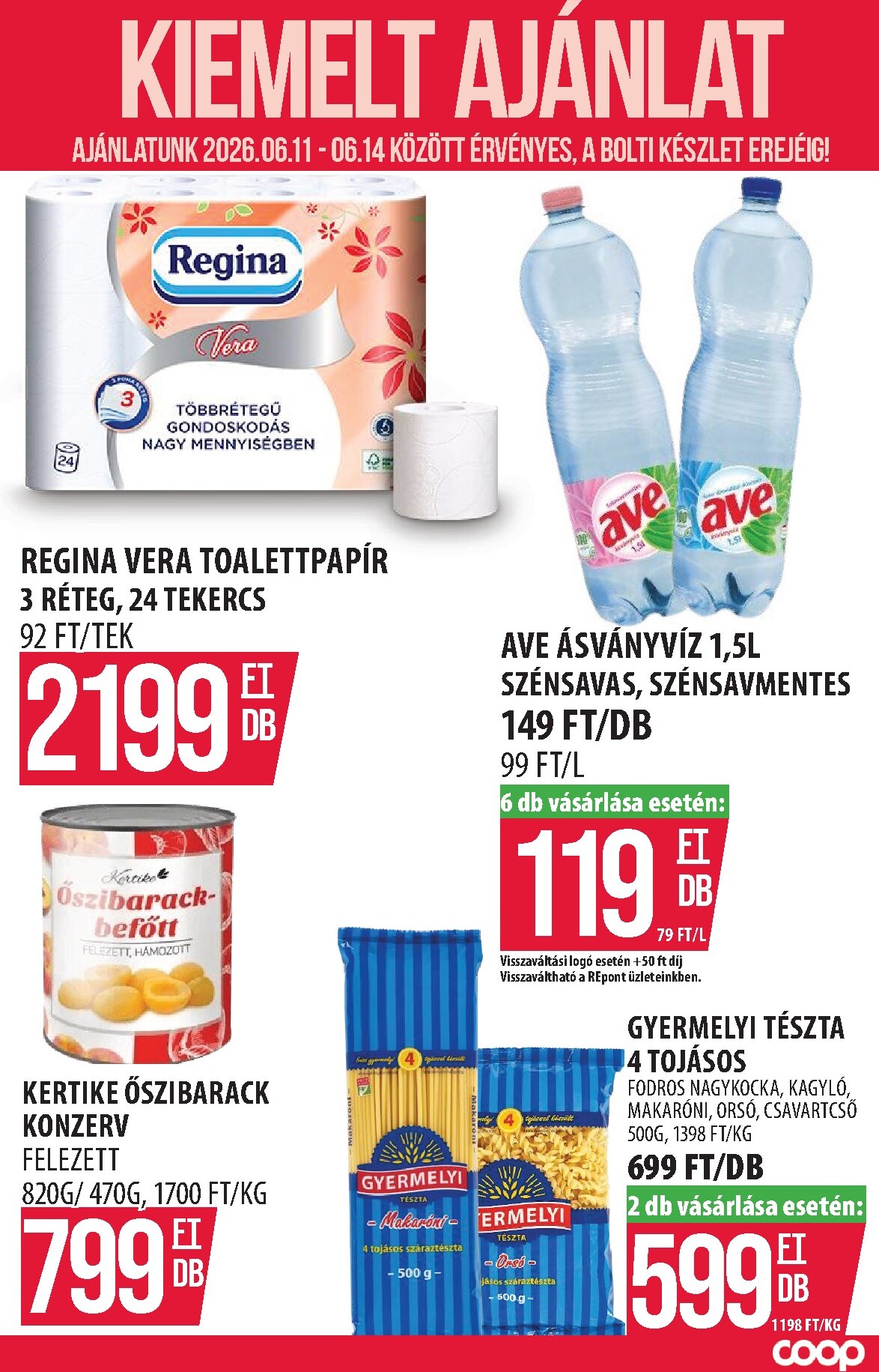 coop - A jövőbeli Coop - Szolnok akciós újság csütörtöktől 2026.06.11.-tól szerdától 2026.06.17.-ig érvényes. - page: 5