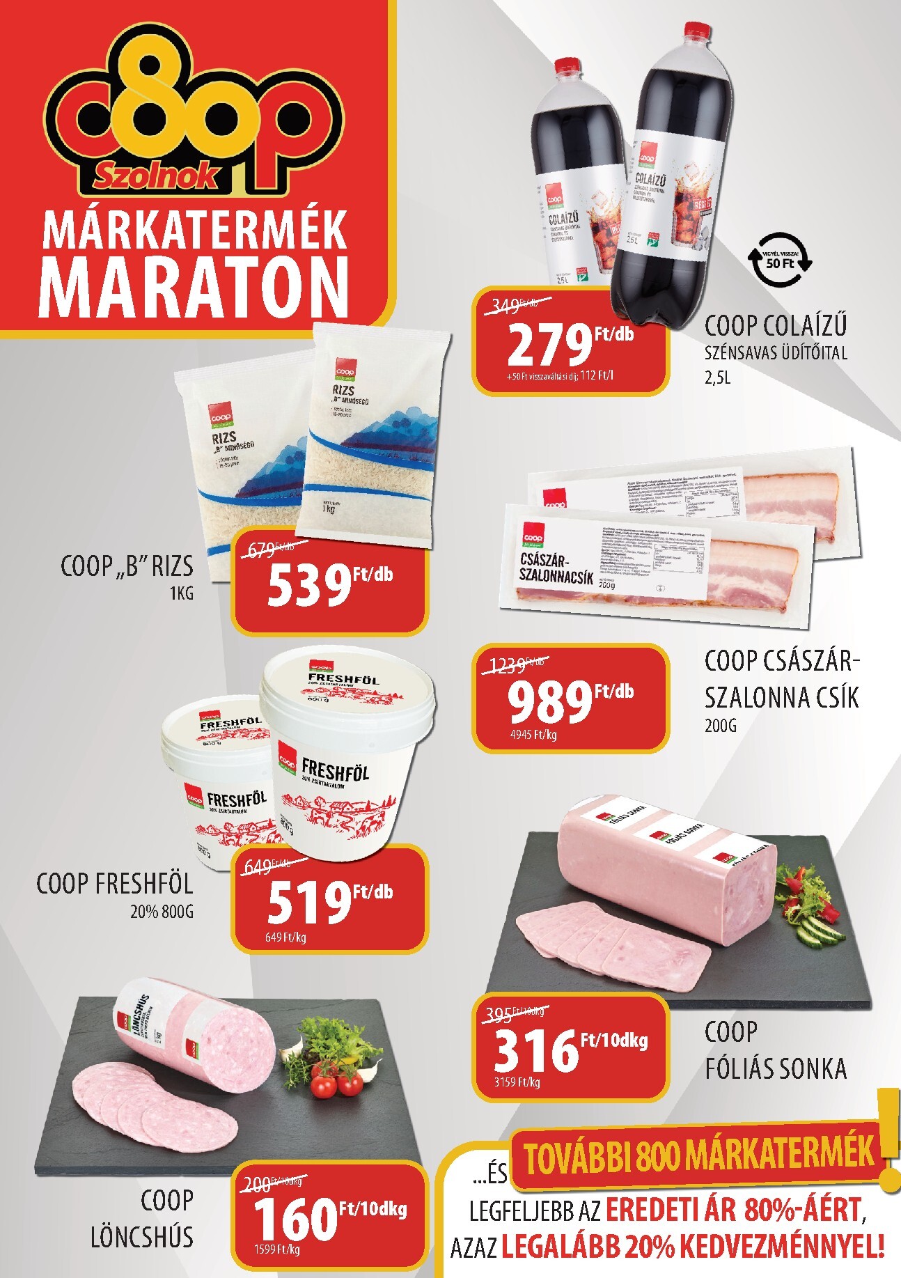 coop - A jövőbeli Coop - Szolnok márkatermékek akciós újság csütörtöktől 2026.06.11.-tól szerdától 2026.06.17.-ig érvényes. - page: 2